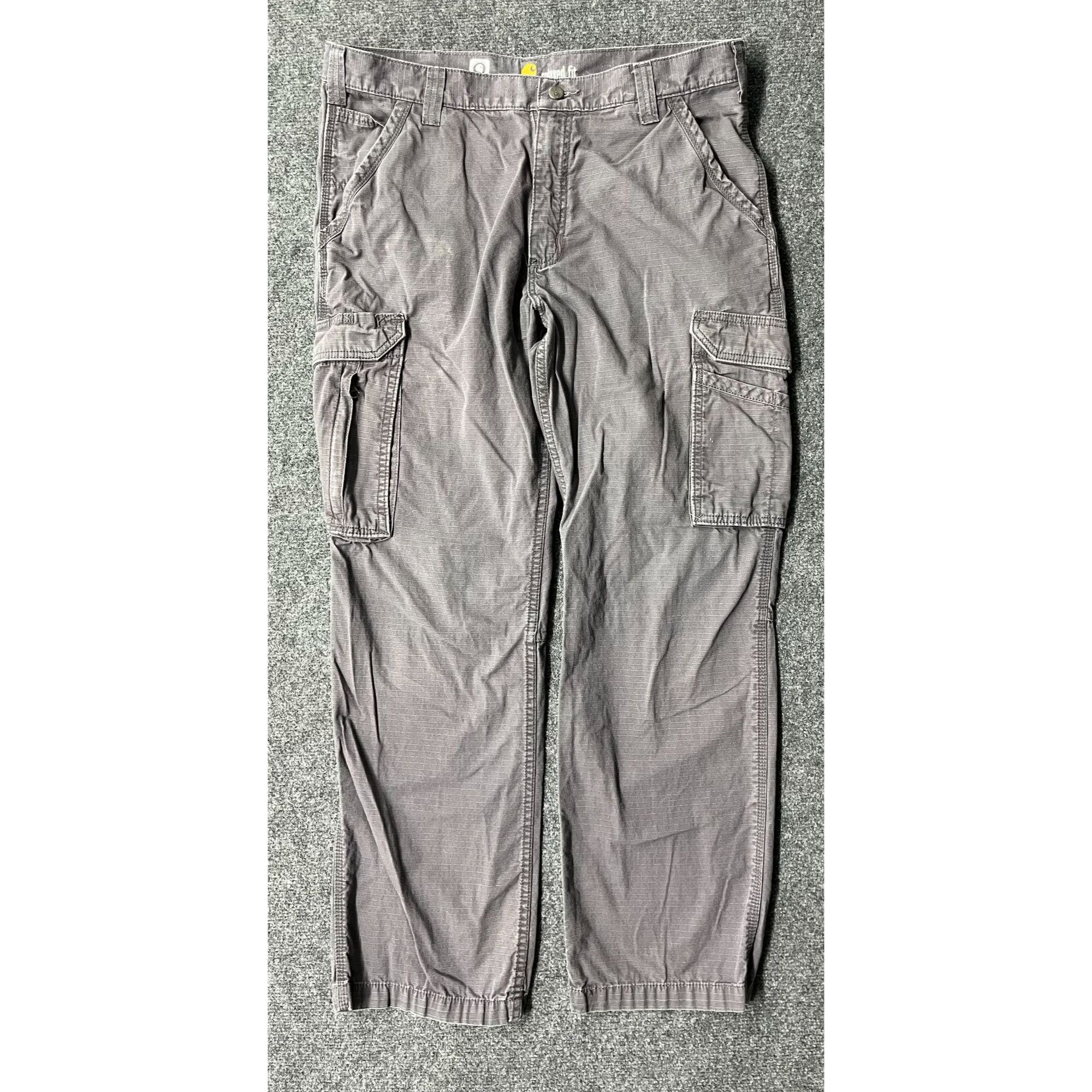 Carhartt Carhartt Force Pants Mens 36x32 Gray Relaxed Fit Flex Utilit Size US 36 / EU 52 - 1 Thumbnail