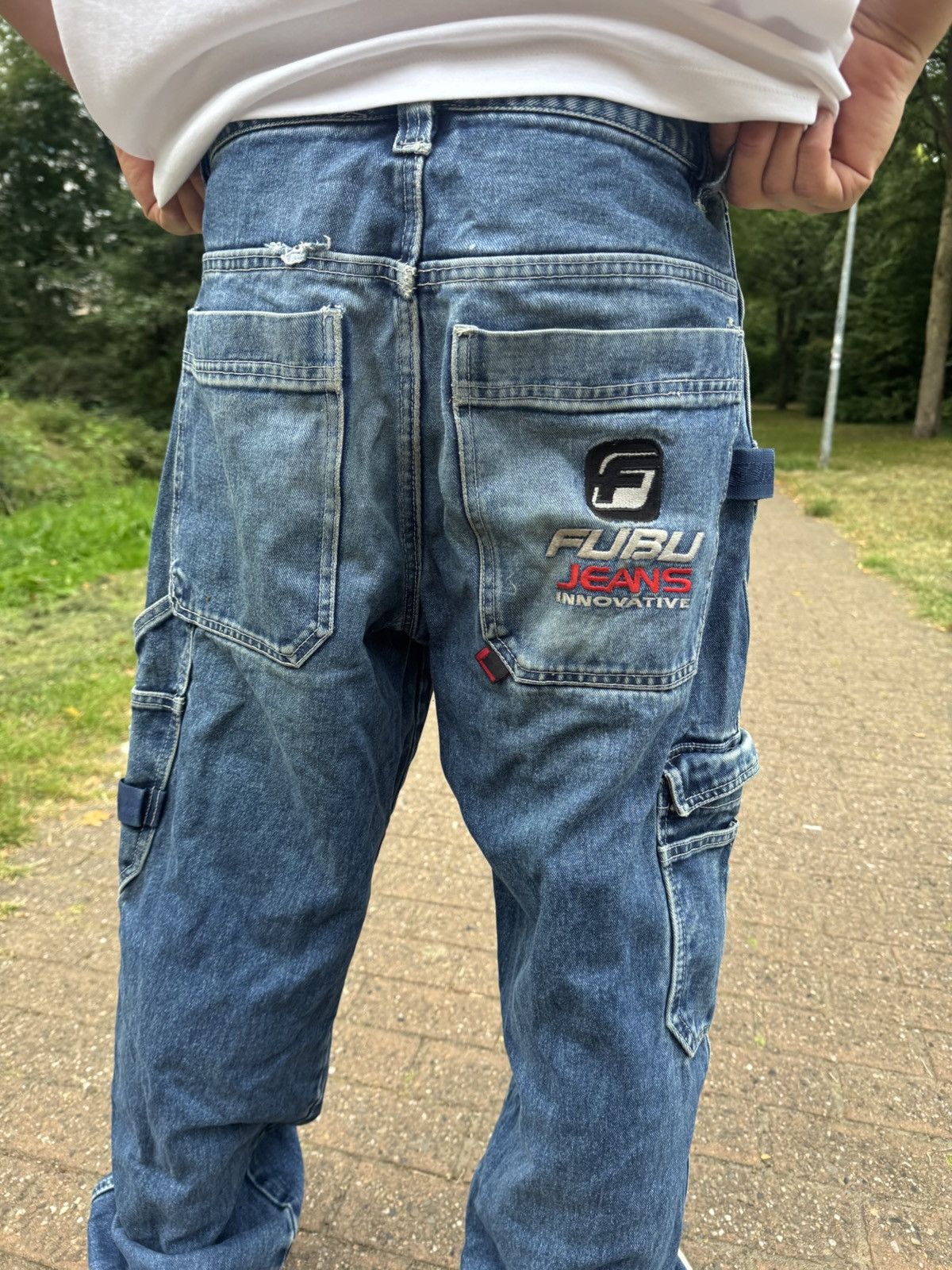 Fubu Fubu Vintage Jeans Avantgarde Streetwear Y2K Size US 34 / EU 50 - 5 Thumbnail