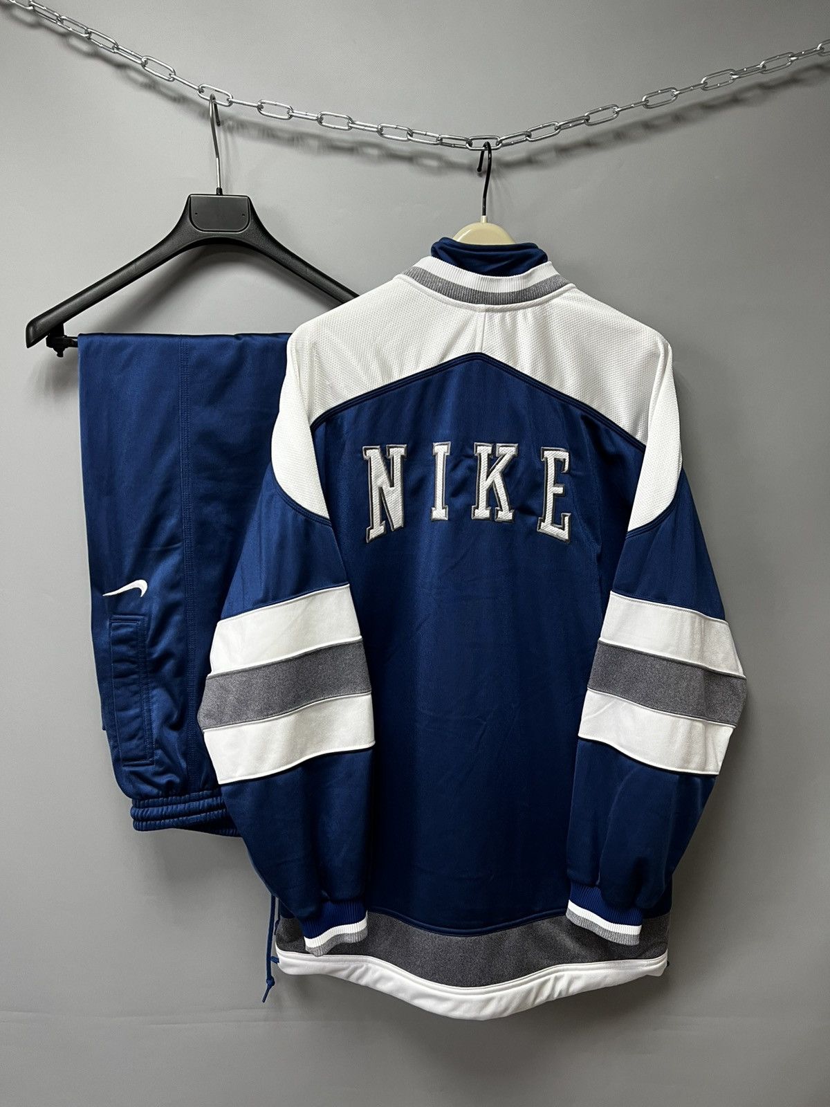Nike Nike Vintage 90s Tracksuit Jacket and Pants Set y2k Size US M / EU 48-50 / 2 - 1 Thumbnail