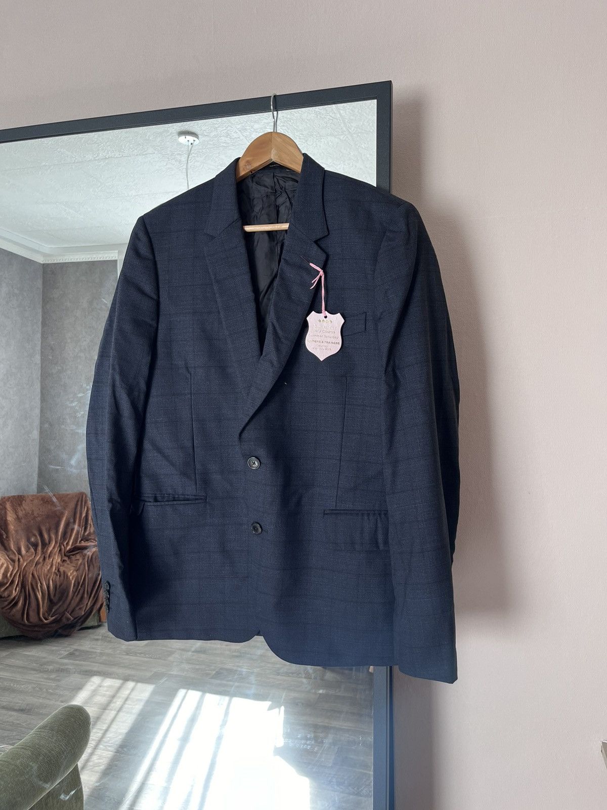 Paul Smith Paul Smith Checkered Blue Blazer SoHo Fit Size 42/6R Size 42R - 1 Thumbnail