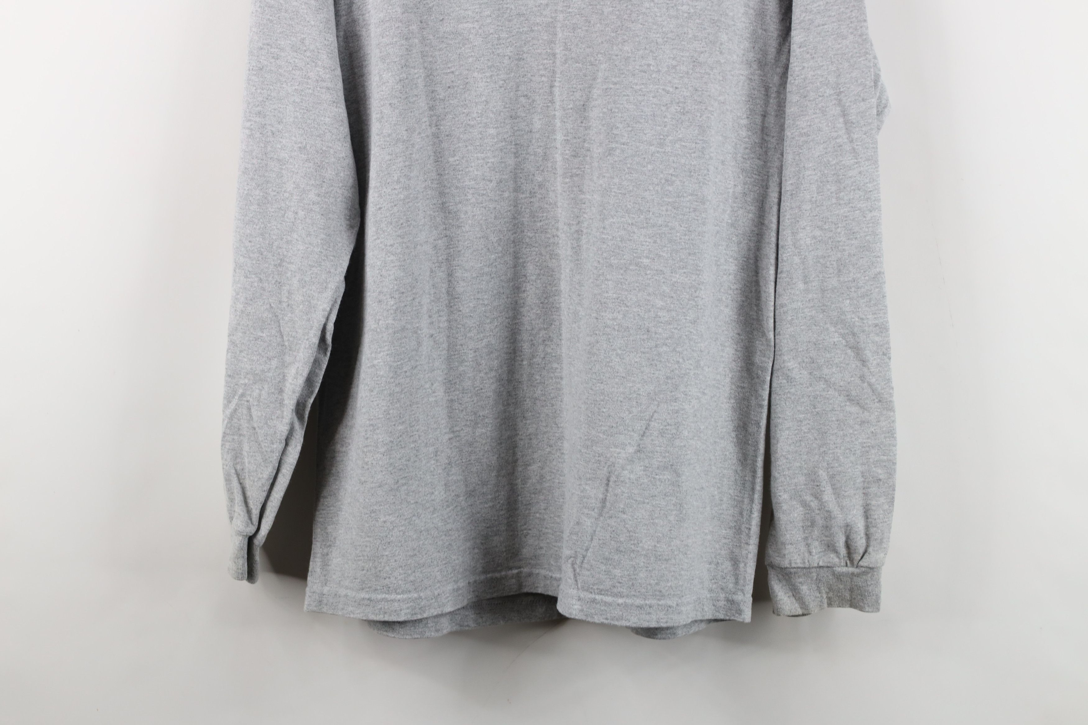 Vintage Vintage 90s Streetwear Mock Neck Long Sleeve T-Shirt Gray Size US M / EU 48-50 / 2 - 3 Thumbnail