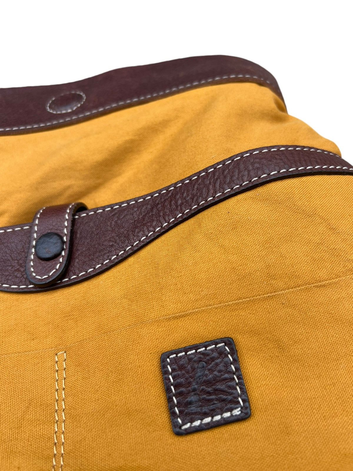 Leather Vintage Tsuchiya Kaban Leather HBT Wool Bag Size ONE SIZE - 22 Thumbnail