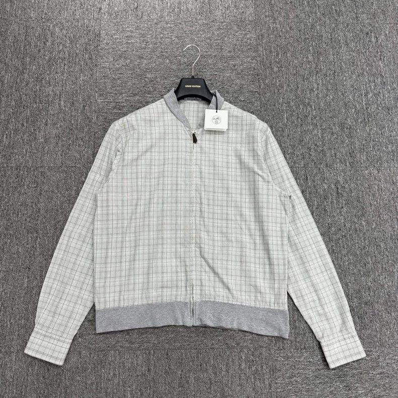 Hermes Hermes Checkered Light Jacket - dmc Size US L / EU 52-54 / 3 - 1 Thumbnail