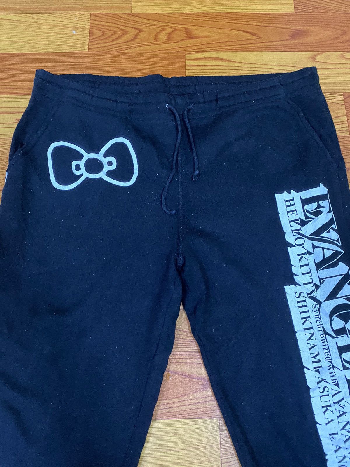Anime × Japanese Brand Rare Evangelion x Hello Kitty Jogger Pant Size US 31 - 4 Thumbnail