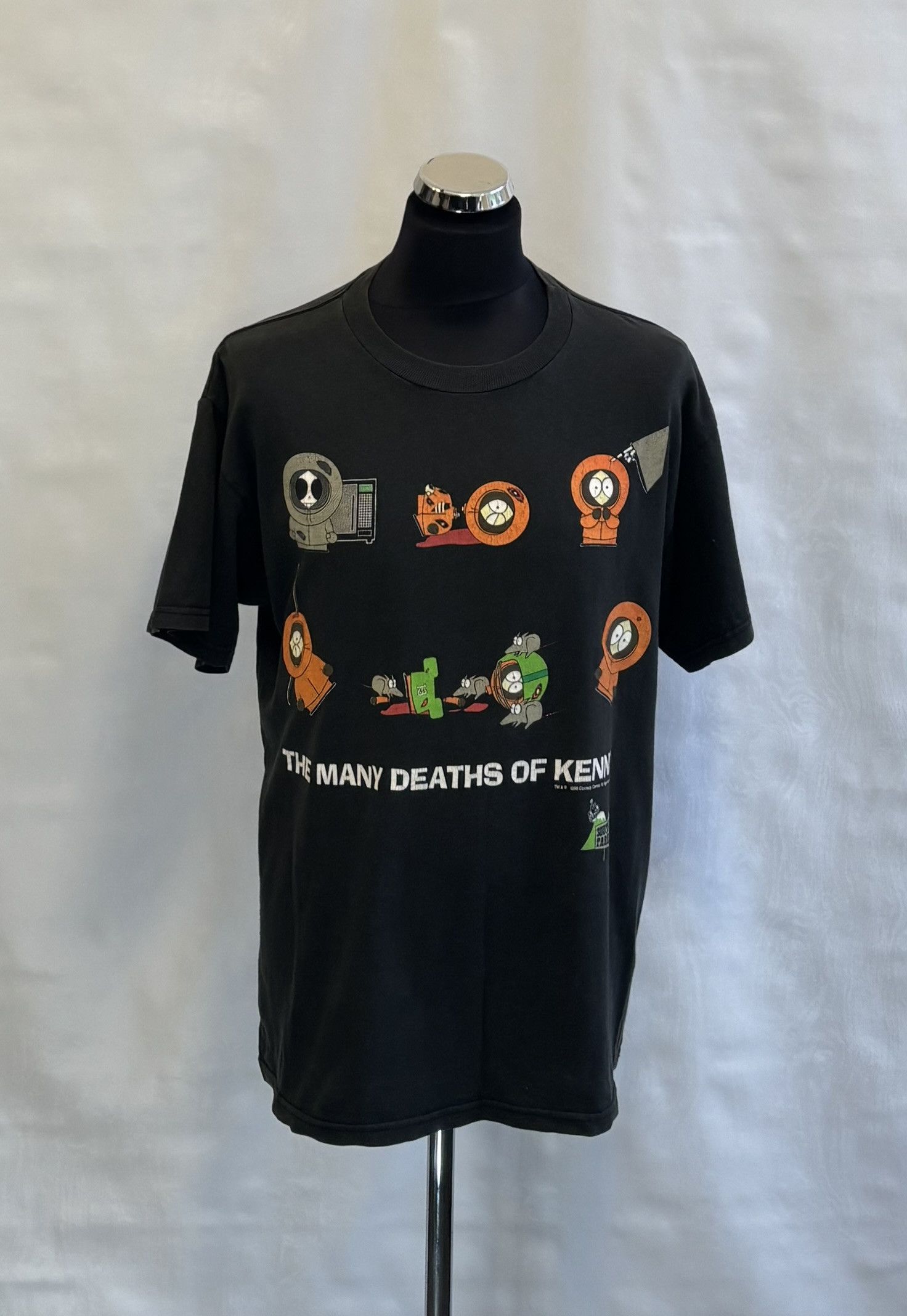 Vintage South Park The Many Deaths of Kenny T-shirt 1998 Size. L Size US XL / EU 56 / 4 - 1 Thumbnail
