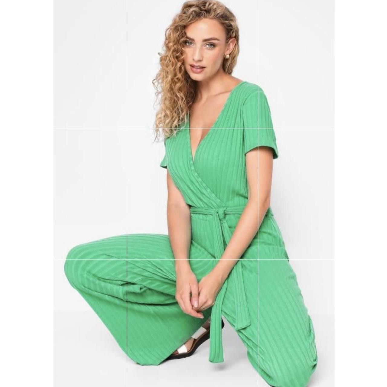 Other Long Tall Sally Green Ribbed Size 36" / US 14 / IT 50 - 1 Thumbnail