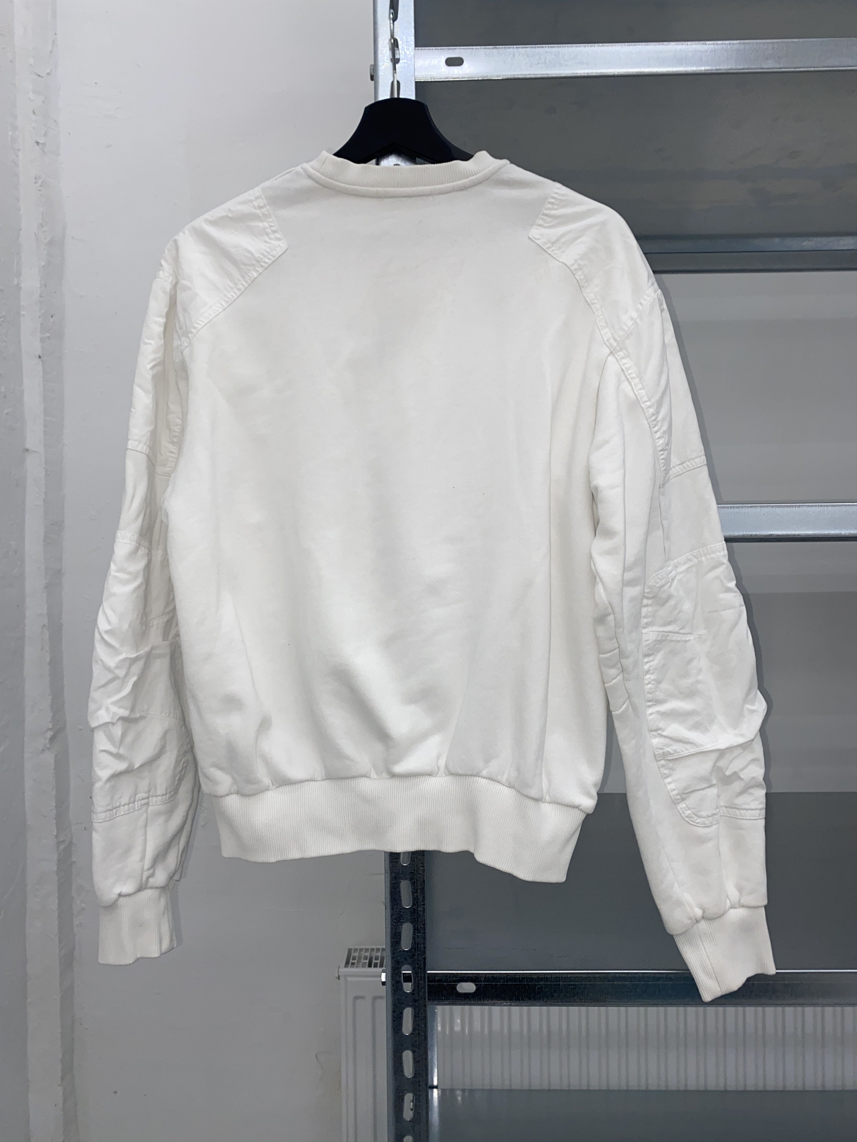 GmbH GMBH WHITE ZIP POCKETS SWEATER Size US L / EU 52-54 / 3 - 2 Thumbnail