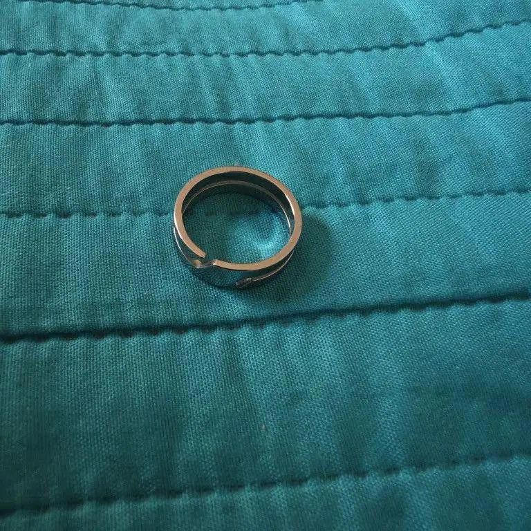 Jewelry Minimalist Stainless Steel Ring Size ONE SIZE - 6 Thumbnail