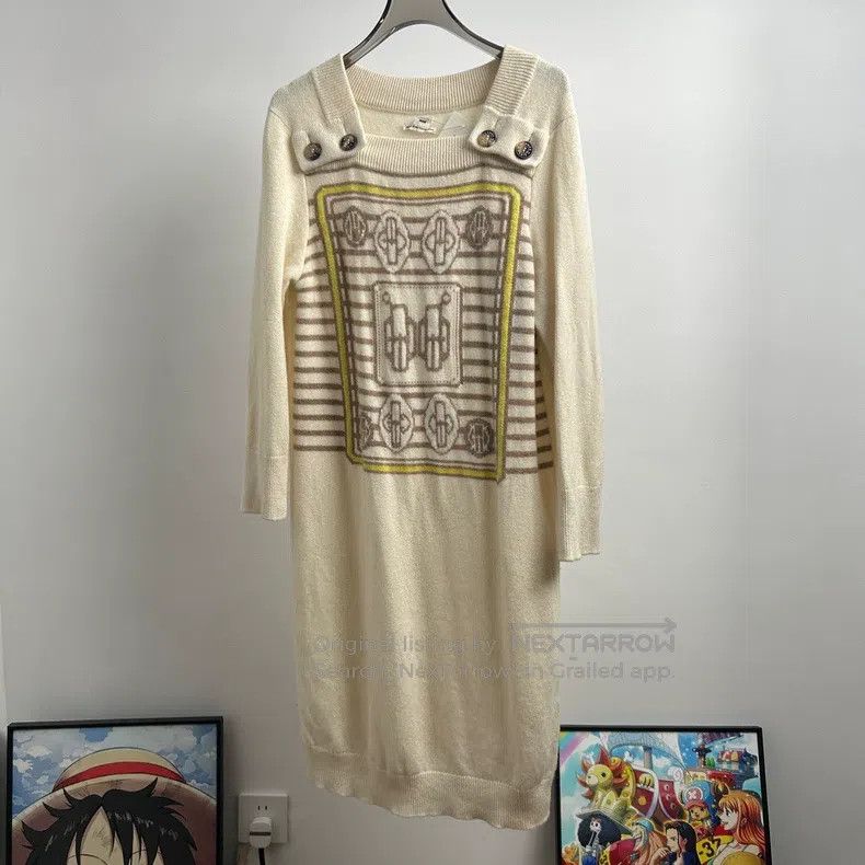 Hermes Hermes Beige Cashmere Dress Size S / US 4 / IT 40 - 1 Thumbnail