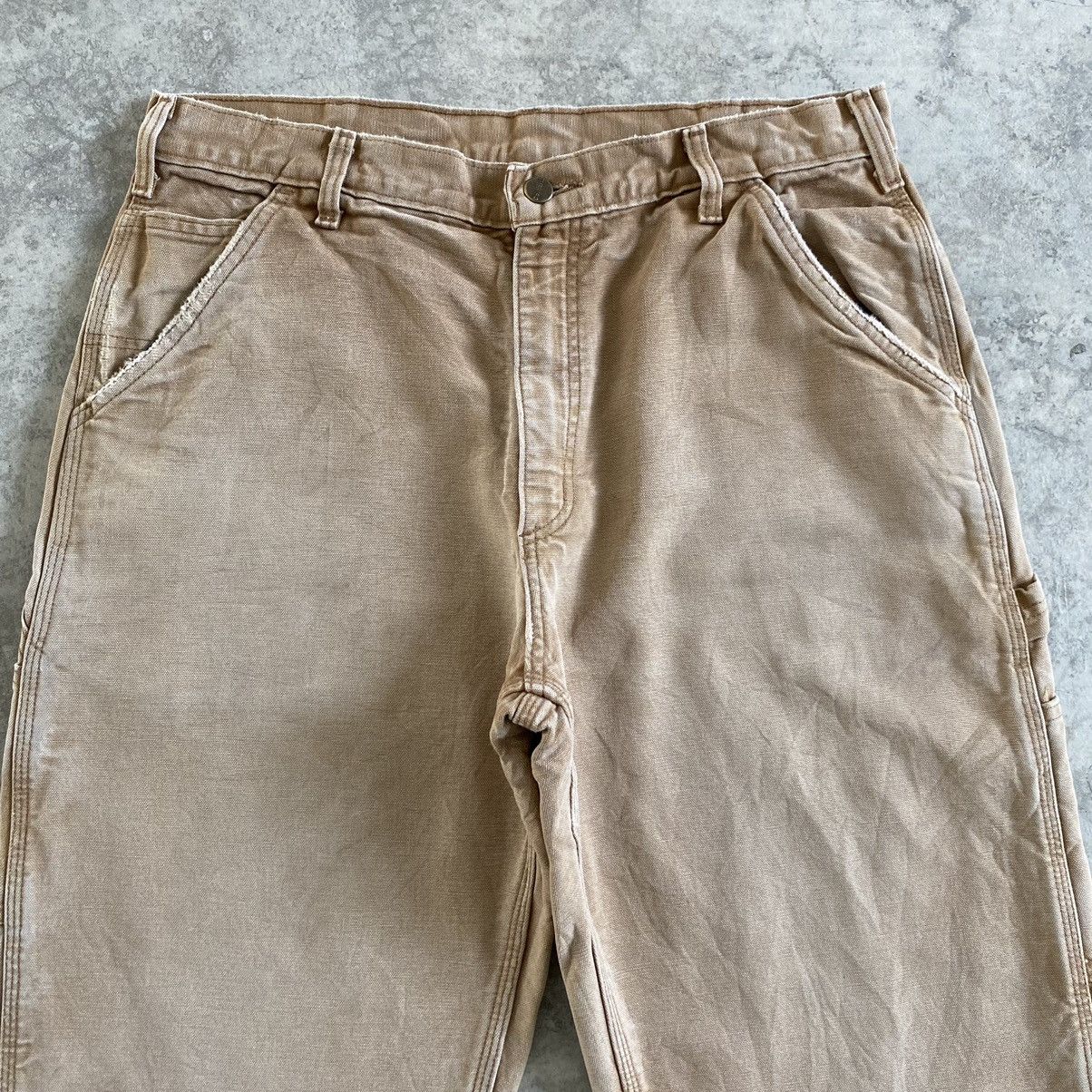 Carhartt Vintage Carhartt Blanket Lined Faded Tan Carpenter Pants Size US 34 / EU 50 - 10 Thumbnail