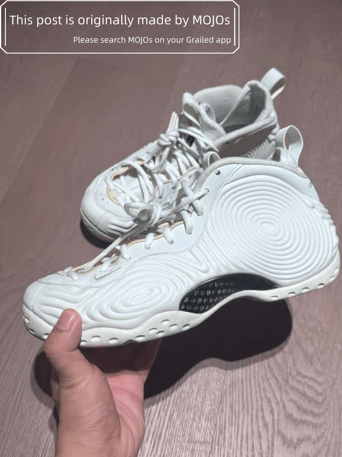Comme des Garcons Homme Plus × Nike Comme Des Garcons Homme Plus x Nike Foamposite white Size US 8.5 / EU 41-42 - 1 Thumbnail