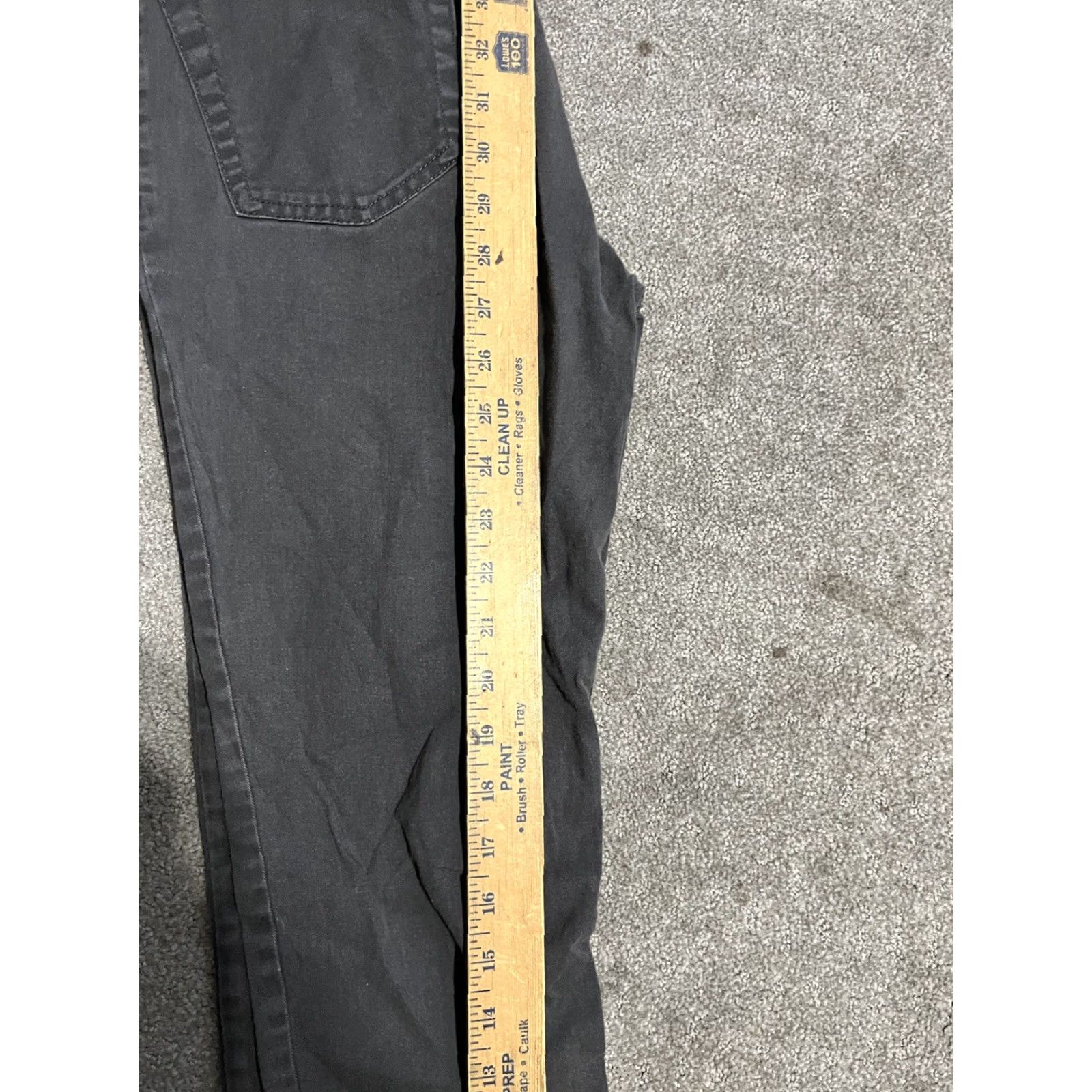 H&M H&M Men's Slim Fit Stretch Flat Front Denim Pants Gray Flat Front Slacks Size 29x29 Pants Men Gray Slimming Front Zip Mens Size US 29 - 6 Thumbnail