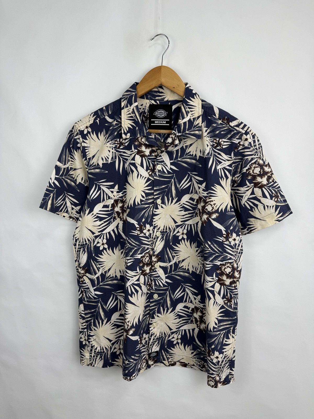 Dickies 🇺🇸🌺 Dickies Hawaiian Floral Short Sleeve Shirt Retro Rare Size US M / EU 48-50 / 2 - 2 Thumbnail