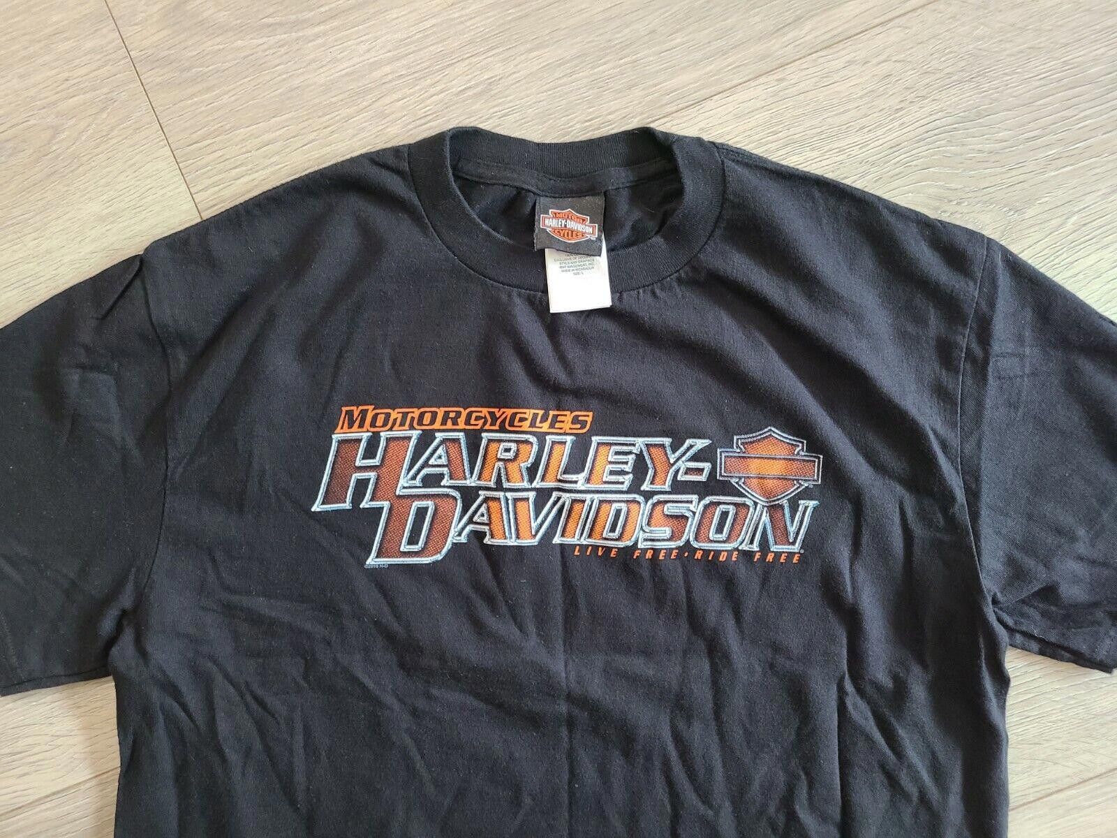 Designer Harley Davidson Shirt Large Capital City Tallahassee Florida Size ONE SIZE - 2 Thumbnail