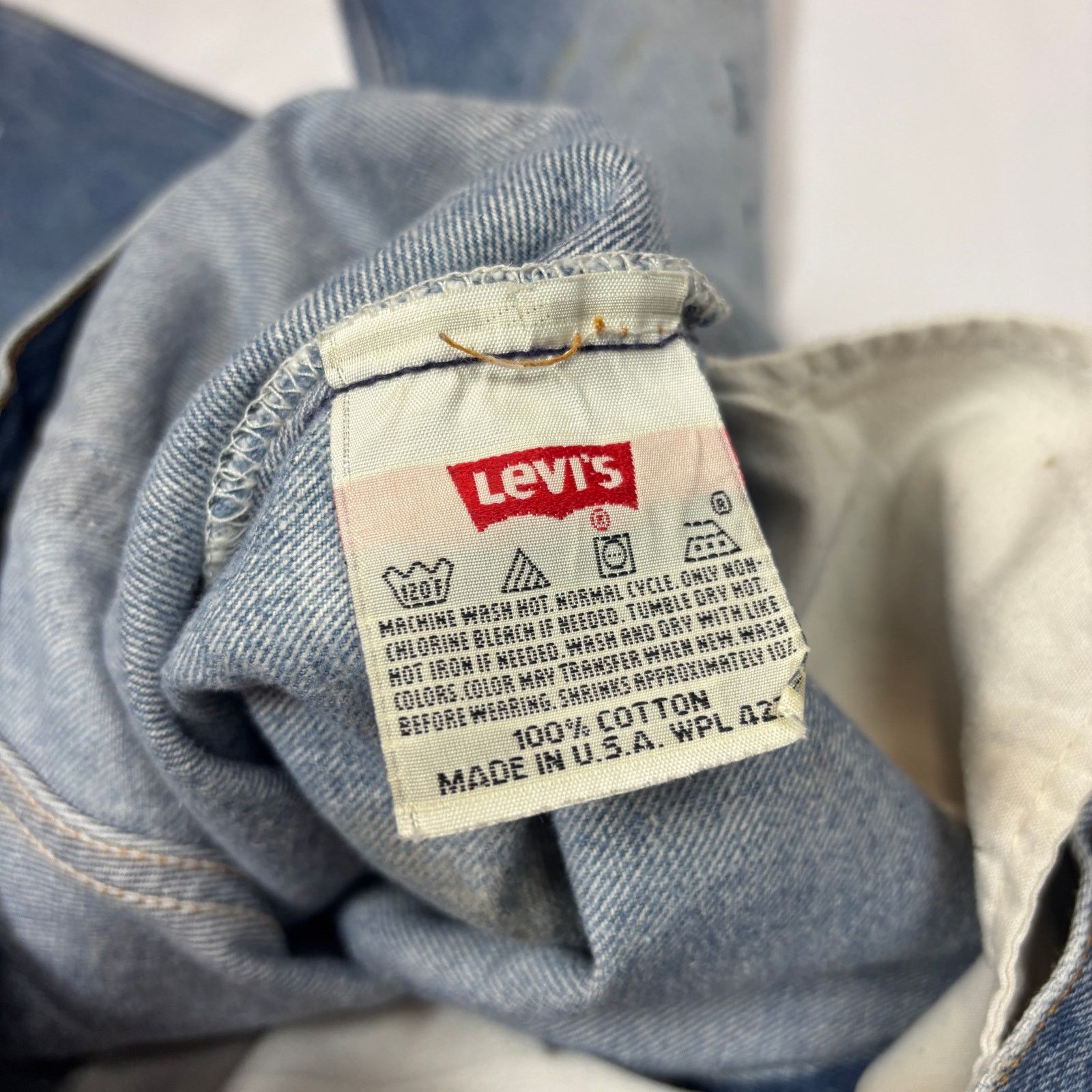 Levi's Vintage 90s Levi's 501 Straight Leg Jeans USA 35x28.5 Size US 35 - 10 Thumbnail