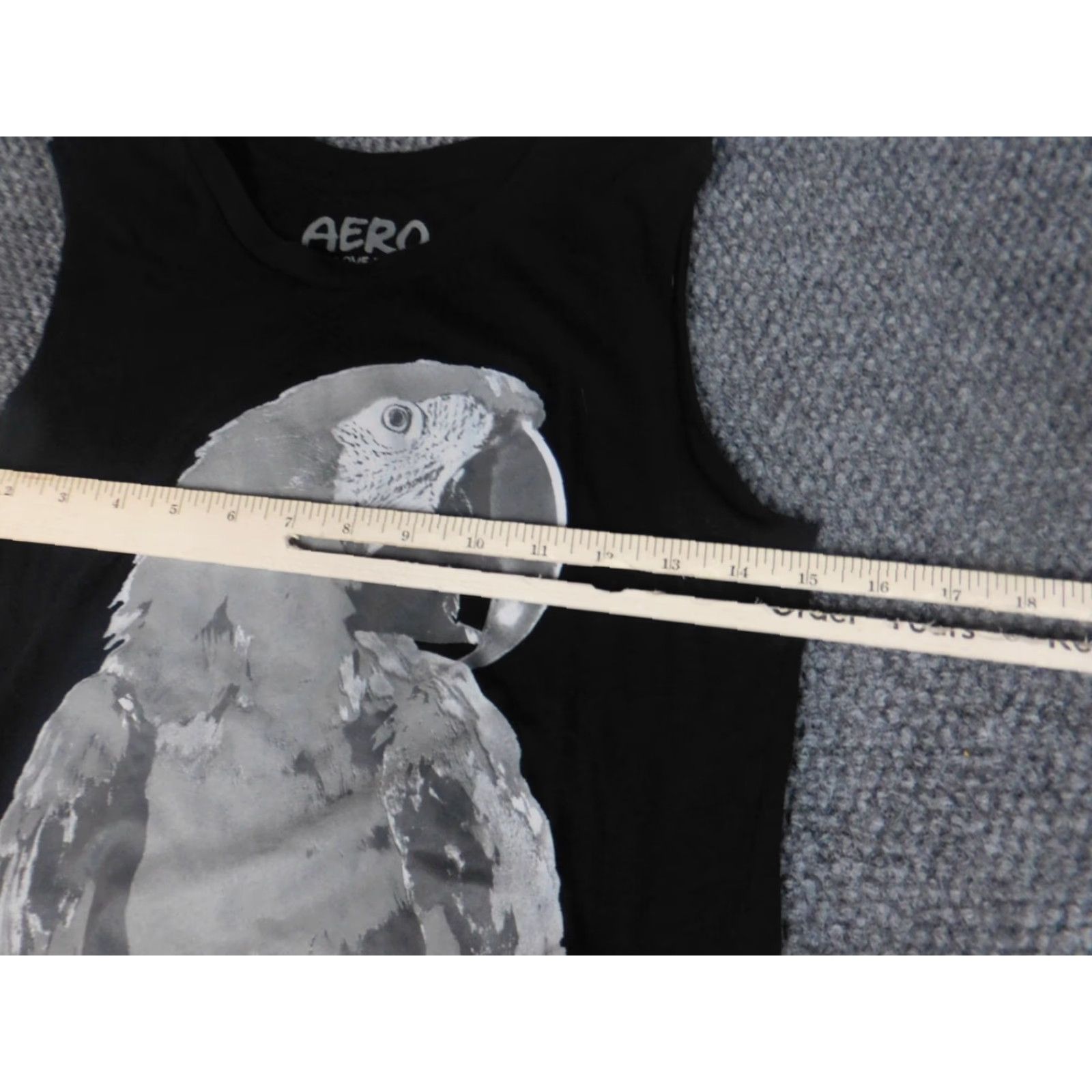 Vintage Aero Blouse XS Women Black Solid Crew Neck Sleeveless Cotton Modal Rayon Stretch Casual Shirt Ladies, Xs, Black, Classic, Basic, Vintage: No Size XS / US 0-2 / IT 36-38 - 5 Thumbnail