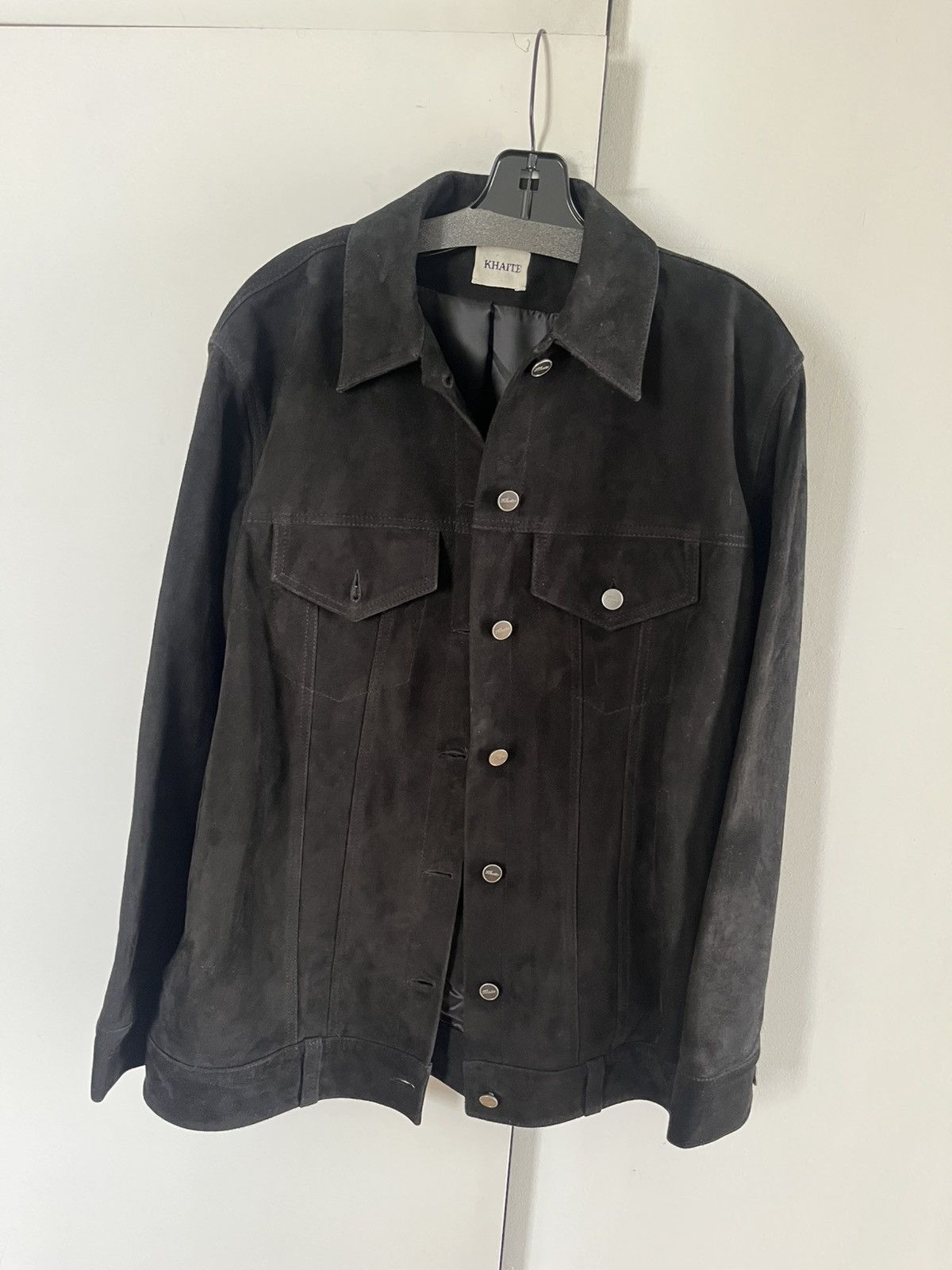 Other Khaite NWT black denim style suede jacket Size US S / EU 44-46 / 1 - 4 Thumbnail