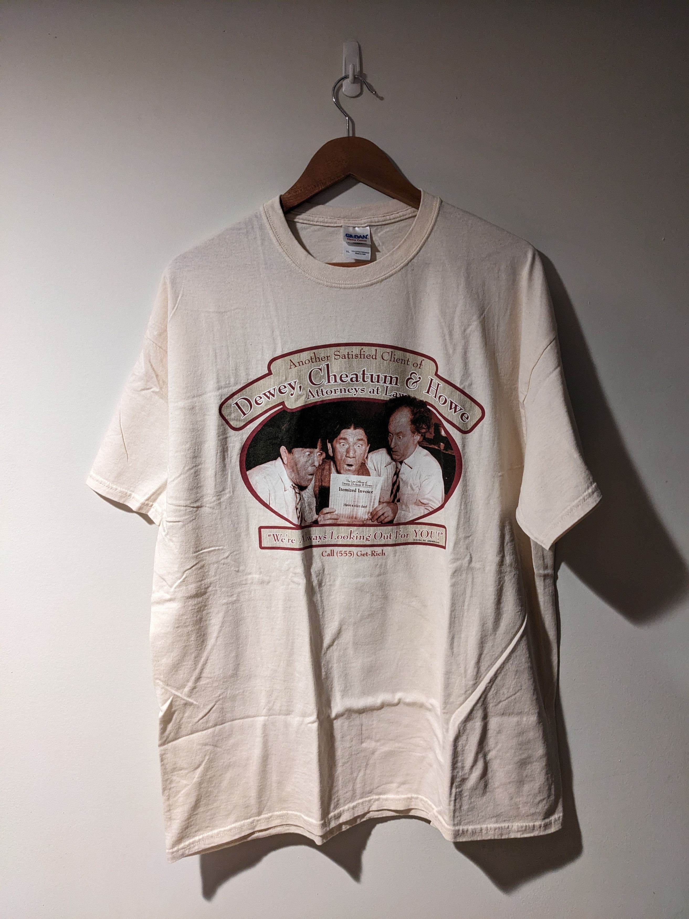 Vintage Vintage The Three Stooges Attorneys of Law X-Large T-Shirt Size US XL / EU 56 / 4 - 1 Thumbnail