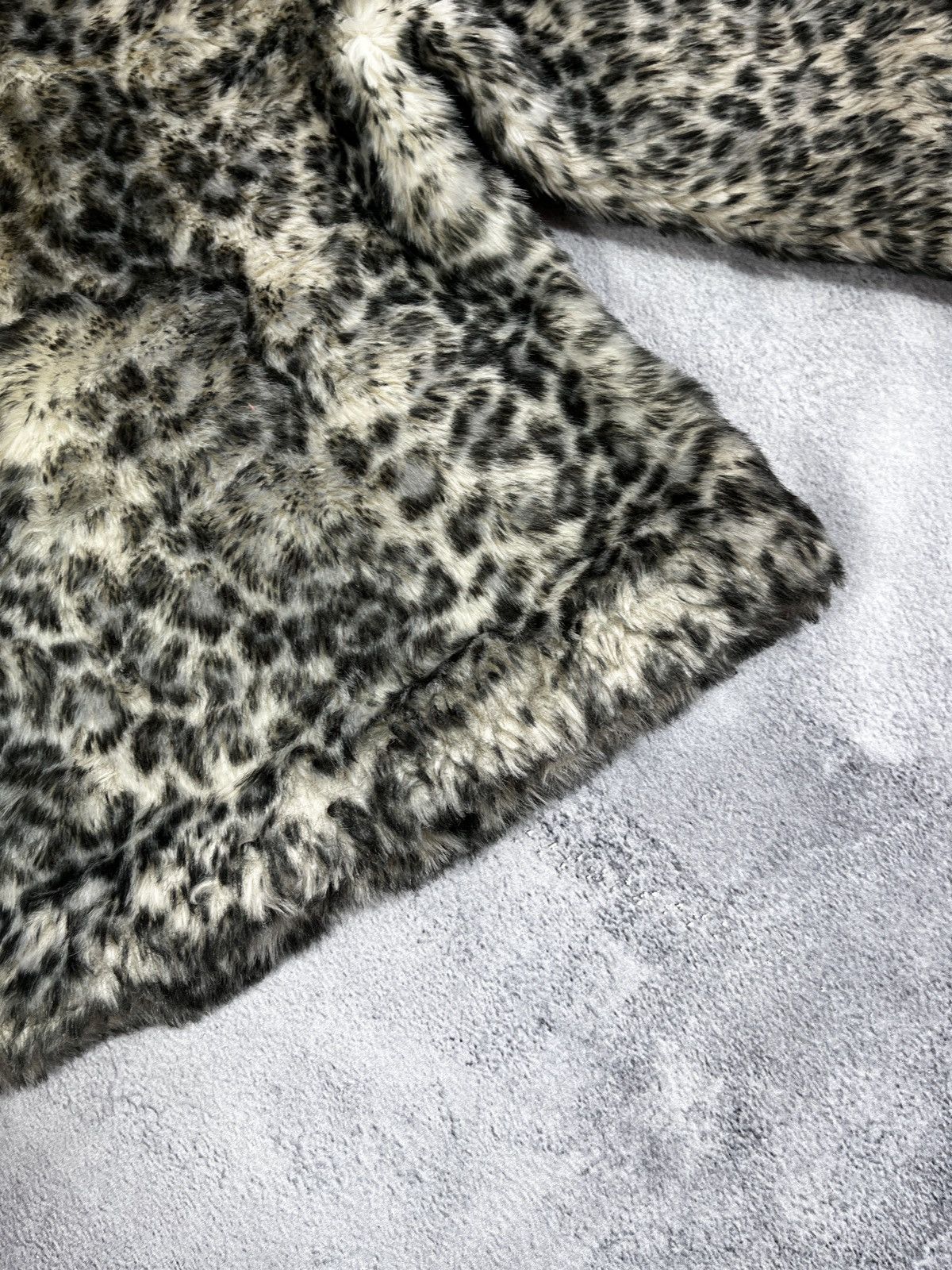 Japanese Brand × Vintage Vintage 90s Fur Faux cropped coat jacket AvantGarde japanese Size M / US 6-8 / IT 42-44 - 10 Thumbnail