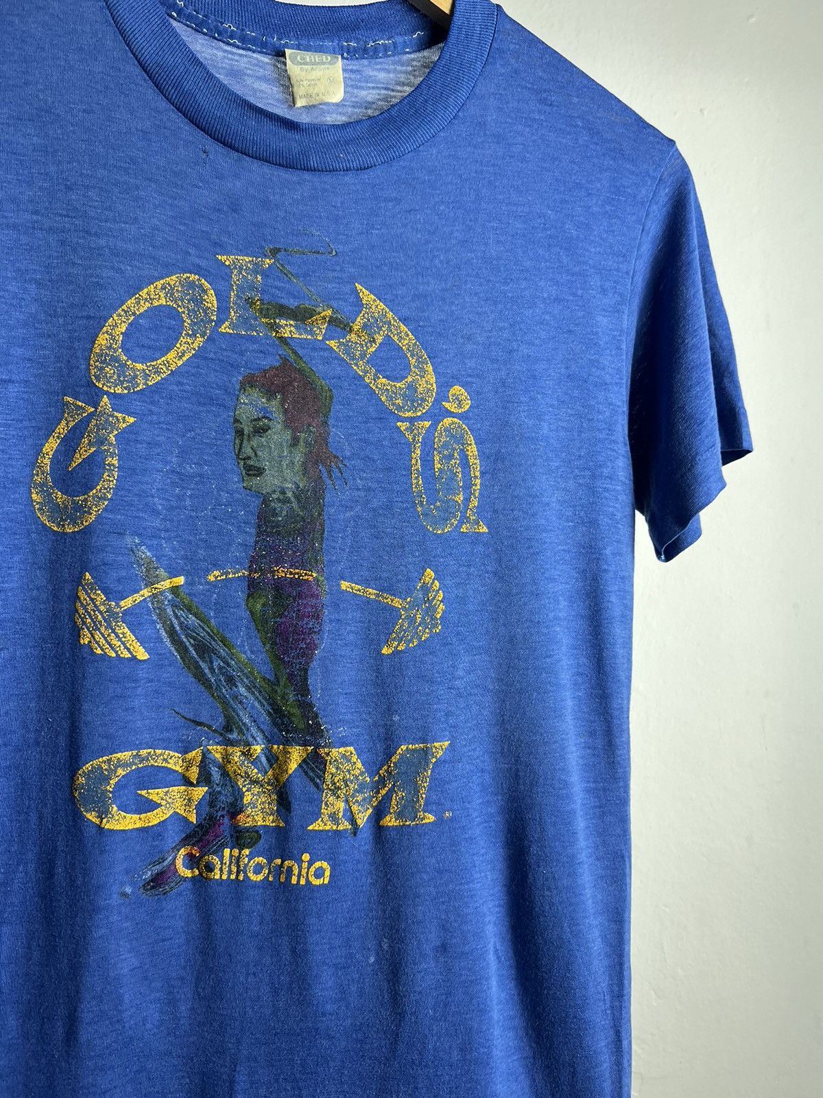 Vintage Vintage 1980's Gold's Gym California Crewneck Size US M / EU 48-50 / 2 - 2 Thumbnail