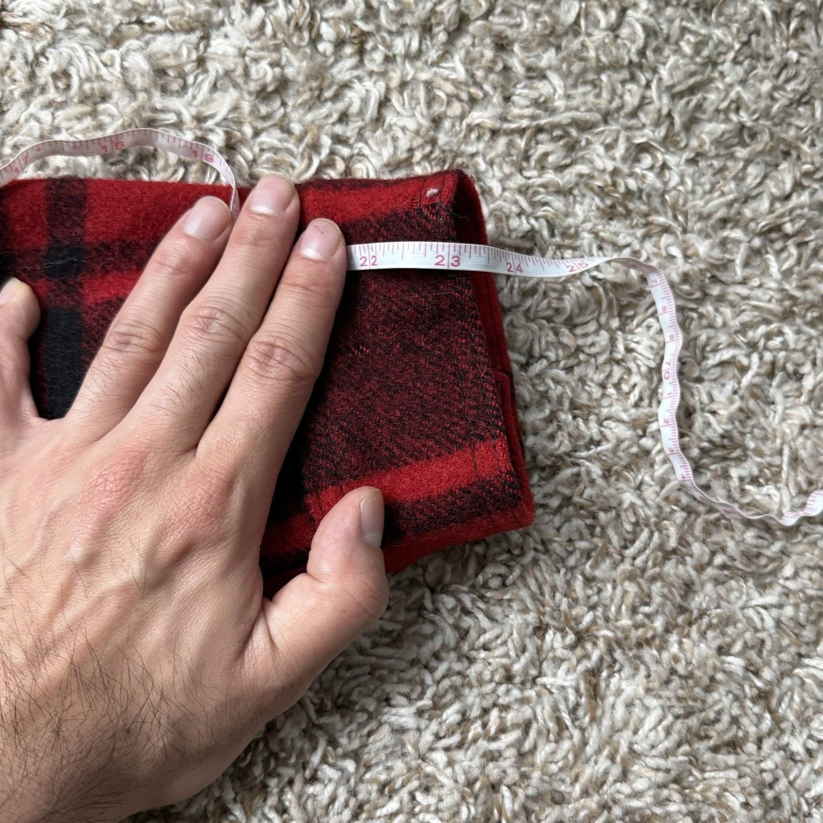 Pendleton × Vintage Vintage Pendleton Buffalo Plaid Wool Mackinaw Red Jacket Size US L / EU 52-54 / 3 - 14 Thumbnail