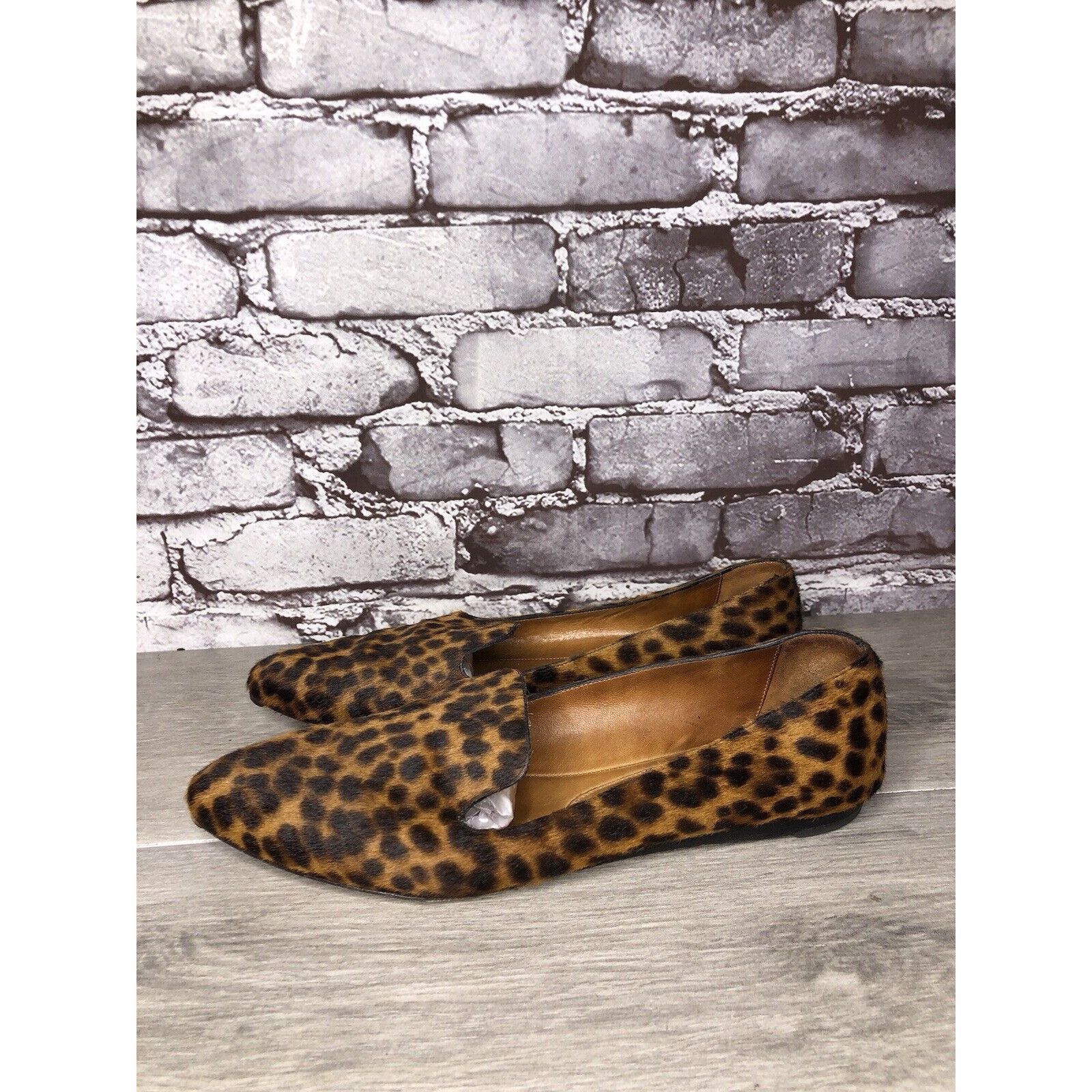 Veronica Beard VERONICA BEARD Griffin Leopard Real Calf Fur Loafers Shoes W Size US 10.5 / IT 40.5 - 18 Thumbnail