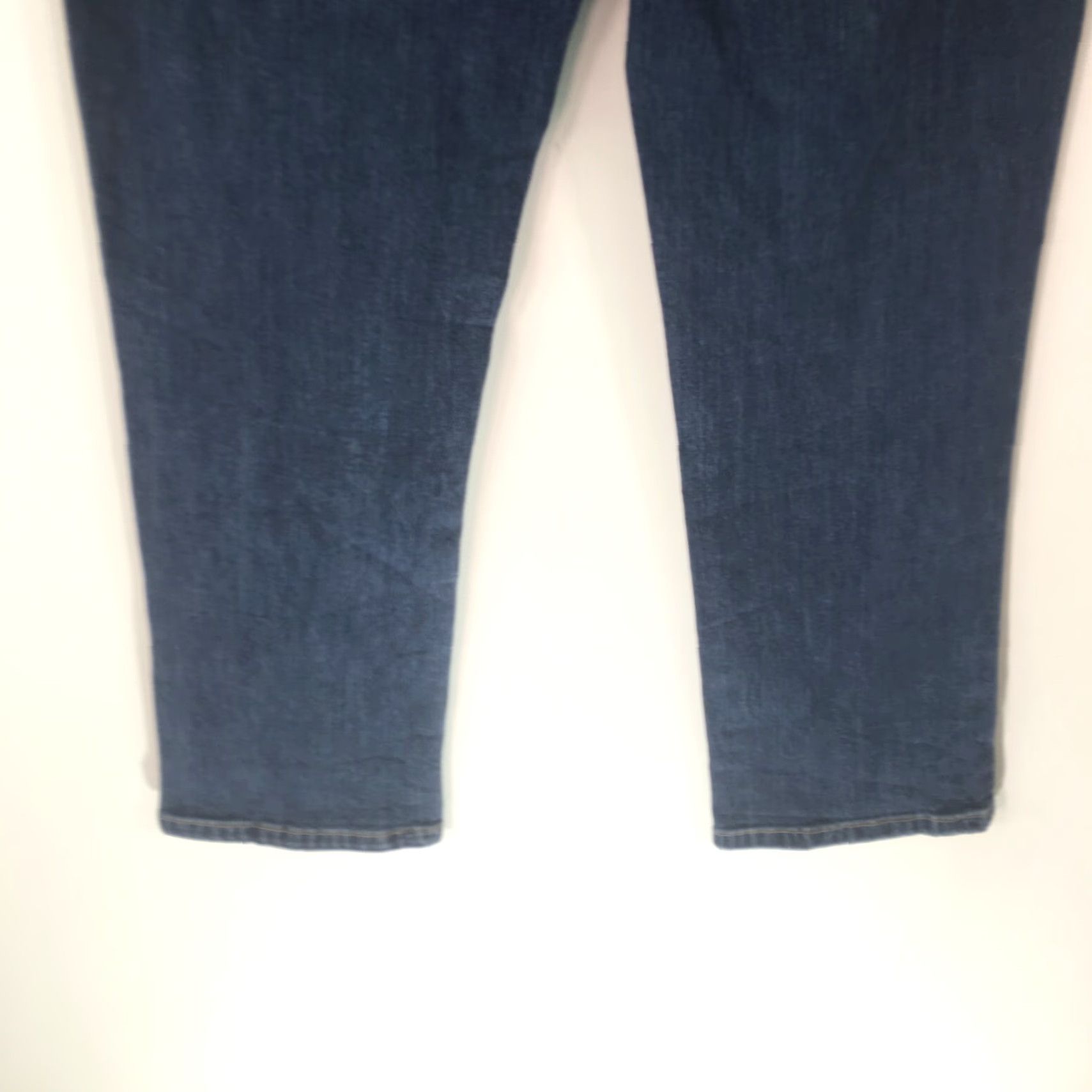 White House Black Market White House Black Market Blanc Womens Denim Jeans Blue Size 6 Crop Leg Casual Straight 5-Pocket Design Regular Rise Low Cotton Denim Blue Womens Size 28" / US 6 / IT 42 - 6 Thumbnail