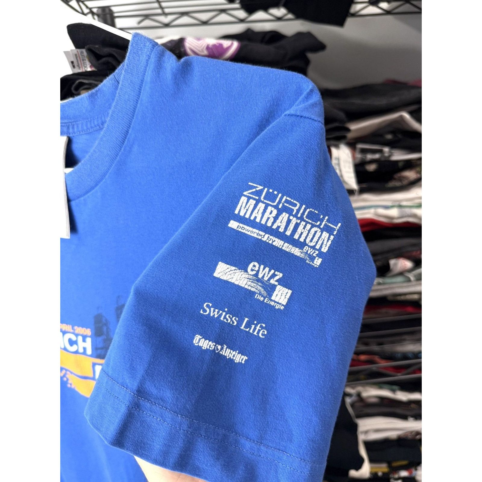 Nike 00’s Vintage Nike Marathon T Shirt Y2K Size US M / EU 48-50 / 2 - 5 Thumbnail