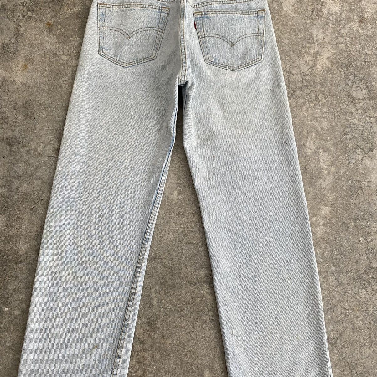 Levi's Size 31x32 Vintage 1995 Levis 501 Light Blue Denim Jeans Size US 31 - 12 Thumbnail