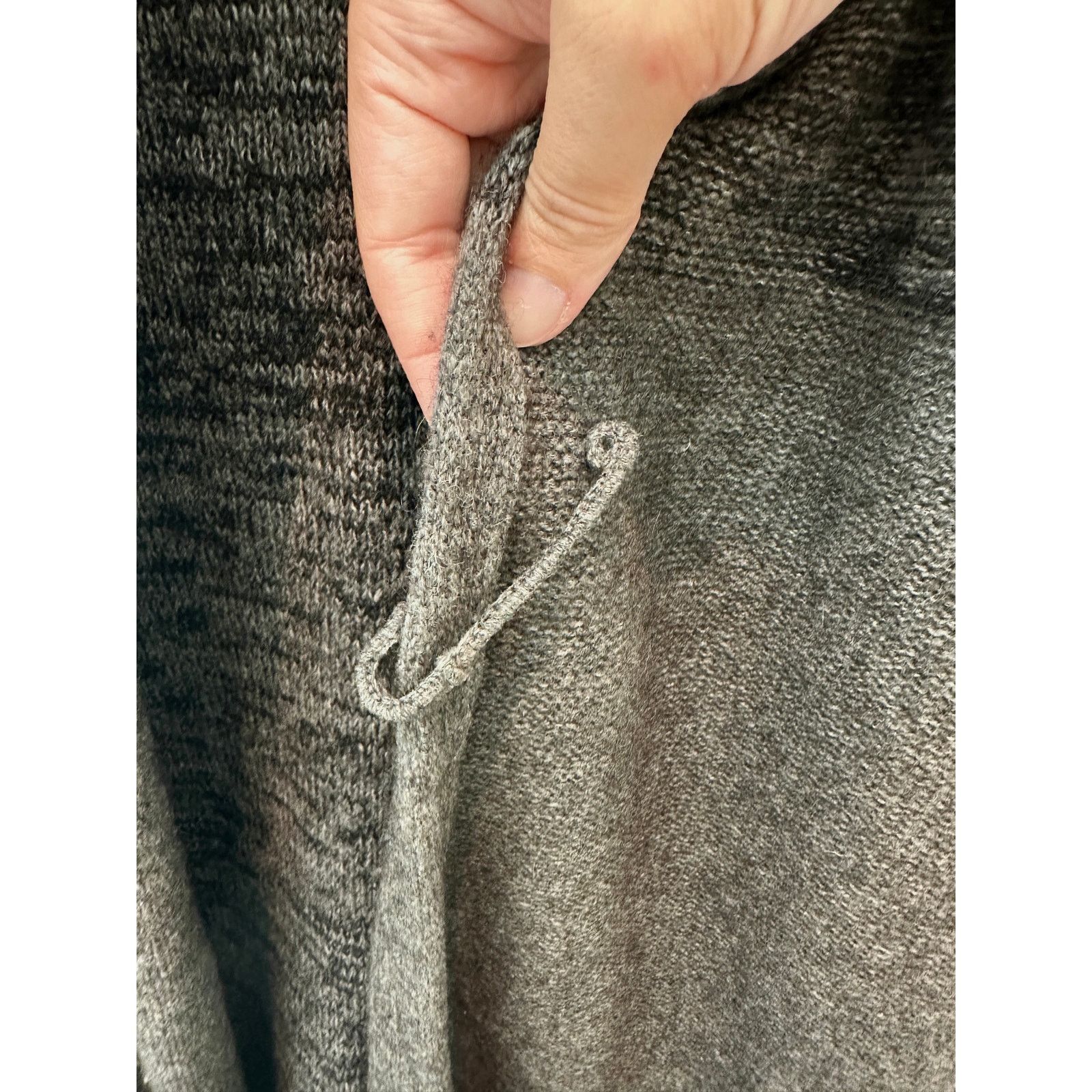 Eileen Fisher EILEEN FISHER Gray Yak Wool Silk Blend Long Sweater Cardigan Size S / US 4 / IT 40 - 4 Thumbnail