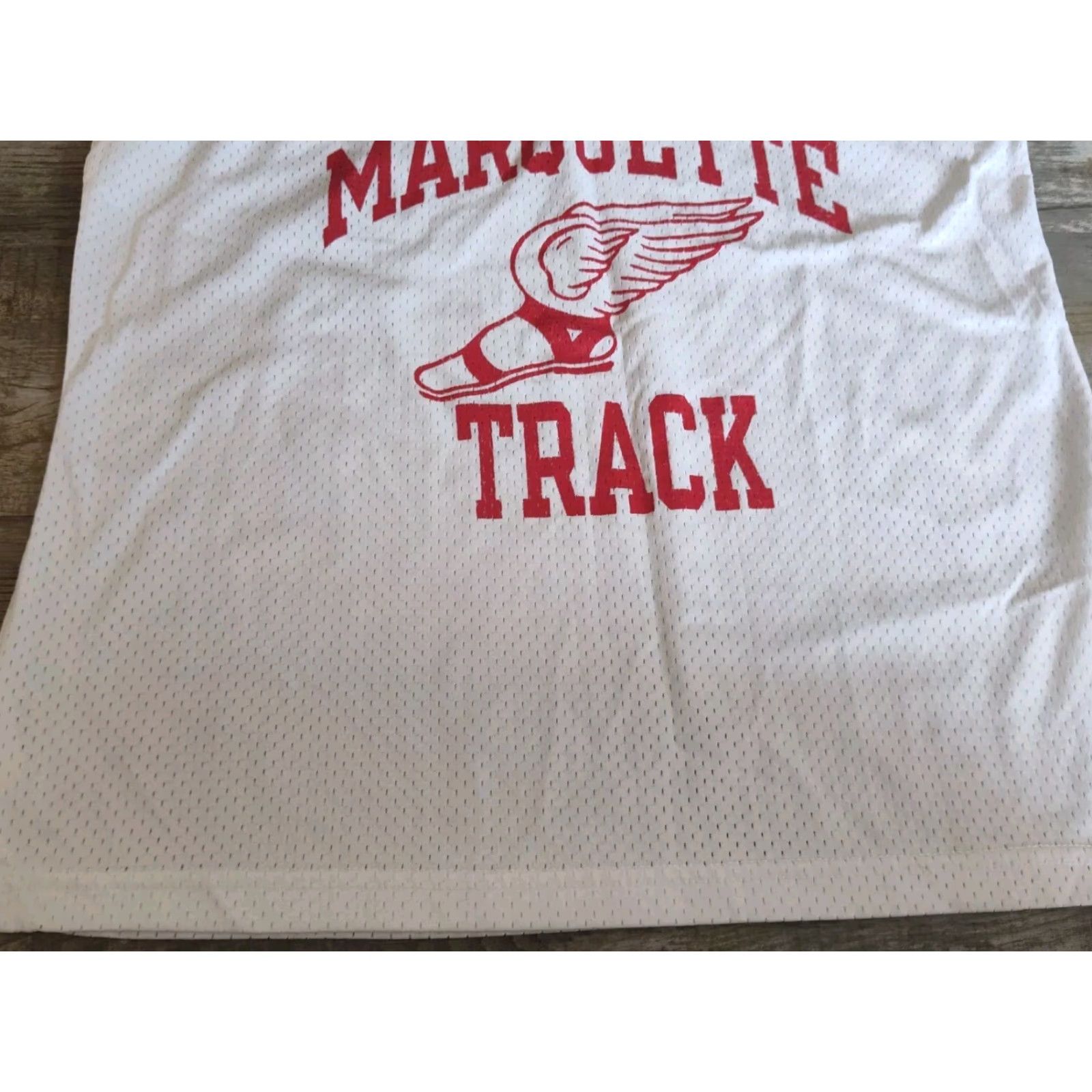Champion VINTAGE 1980s Champion Women's Track Jersey Women Size 18 Sleeveless Red & White High School Athletic Size XXL / US 16-18 / IT 52-54 - 2 Thumbnail