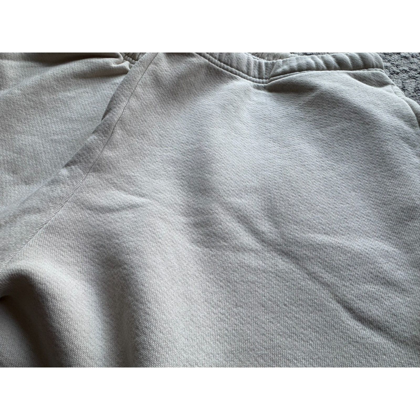 Les Tien Les Tien Brushed-back Cotton Track Sweatpants Cream sz XL Size US 34 / EU 50 - 3 Thumbnail