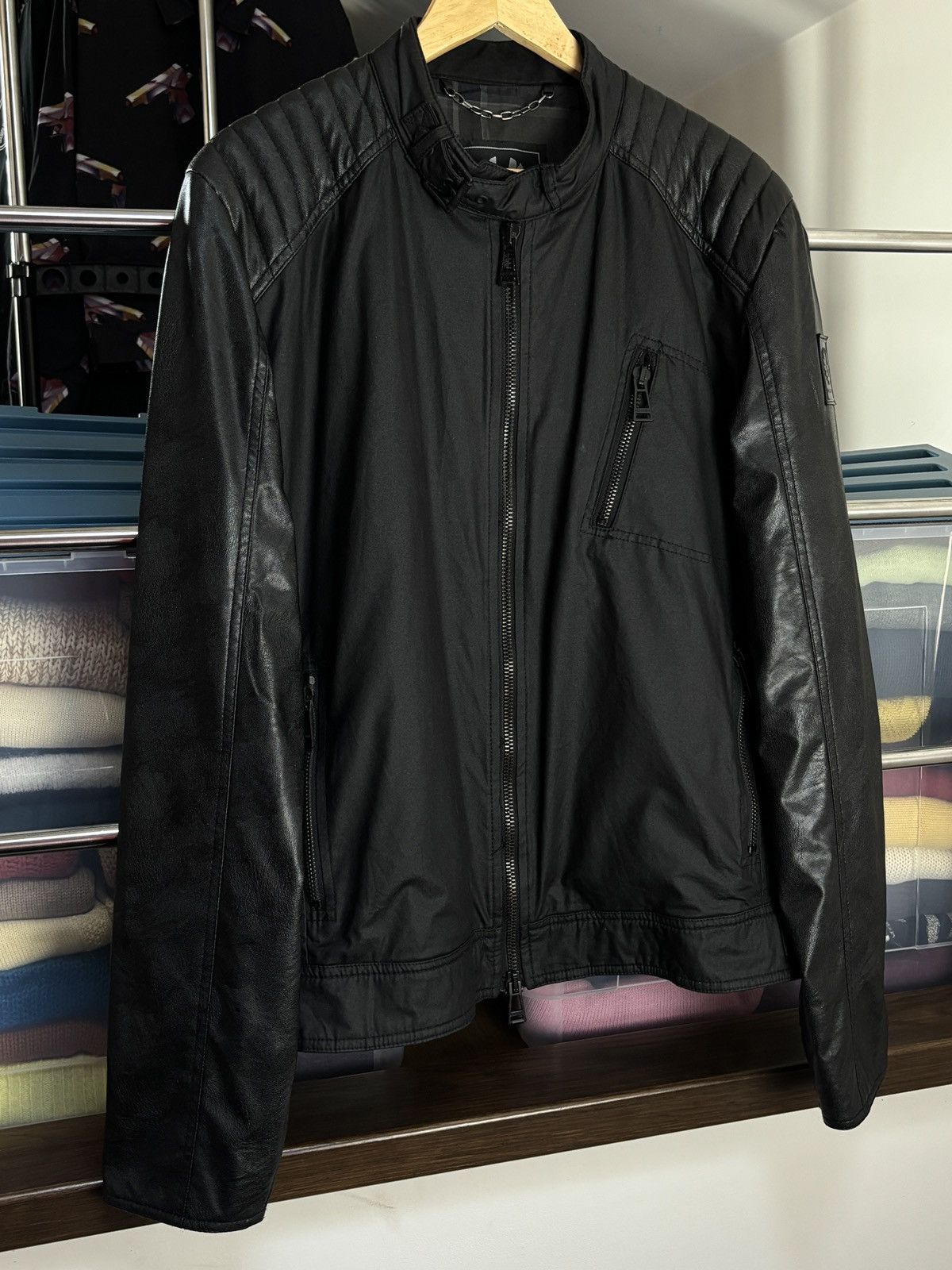 Belstaff Belstaff Vintage Moto Biker Jacket Size US XL / EU 56 / 4 - 2 Thumbnail