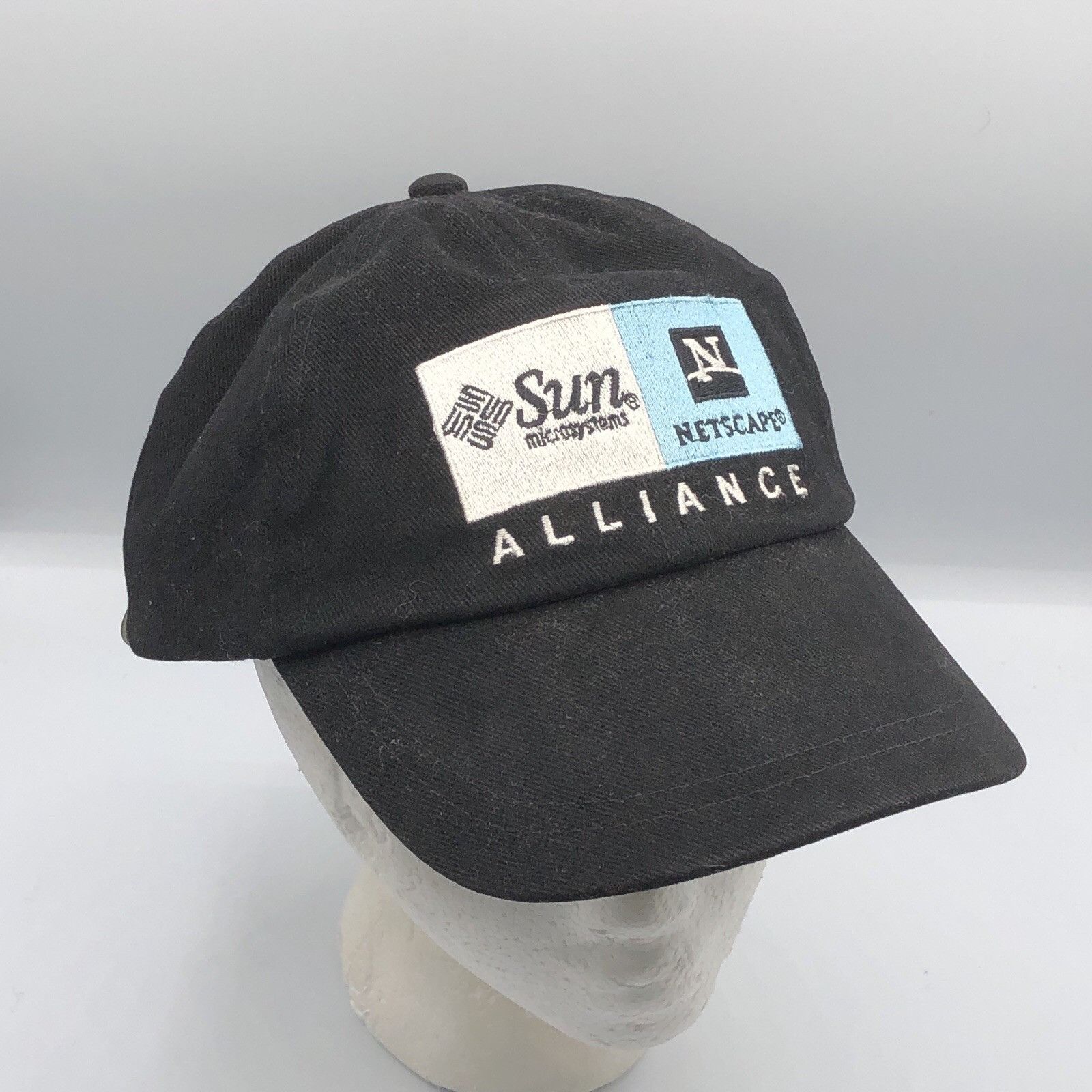 Vintage Rare Vintage Netscape Sun Microsystems Alliance Black Hat Size ONE SIZE - 8 Thumbnail