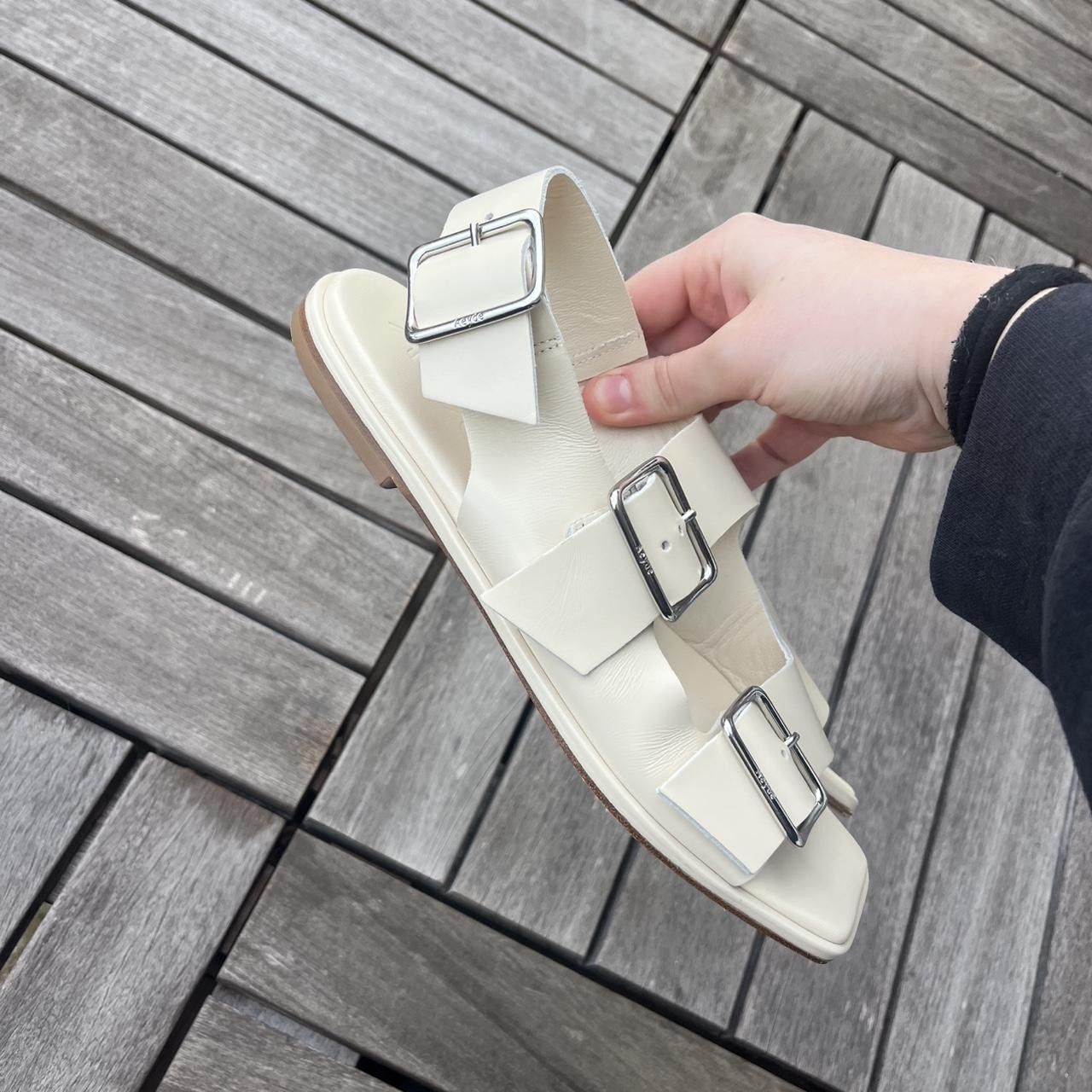 aeyde Aeyde Thekla Leather Duel Buckle Slingback Sandals Size US 6 / IT 36 - 2 Thumbnail