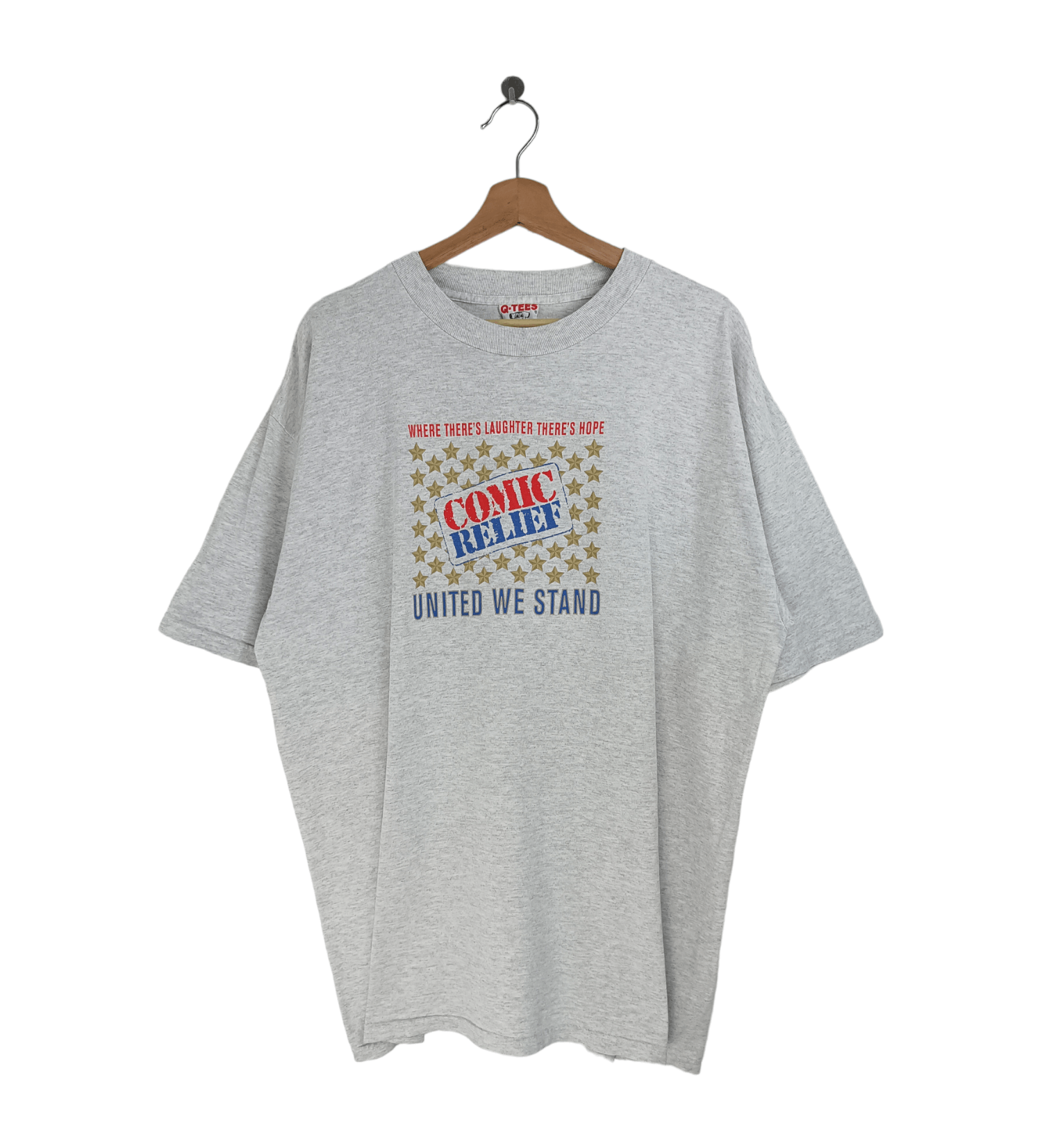 Vintage VINTAGE 90'S COMIC RELIEF UNITED ROBIN WILLIAMS WHOPPI TEE Size US XL / EU 56 / 4 - 1 Thumbnail