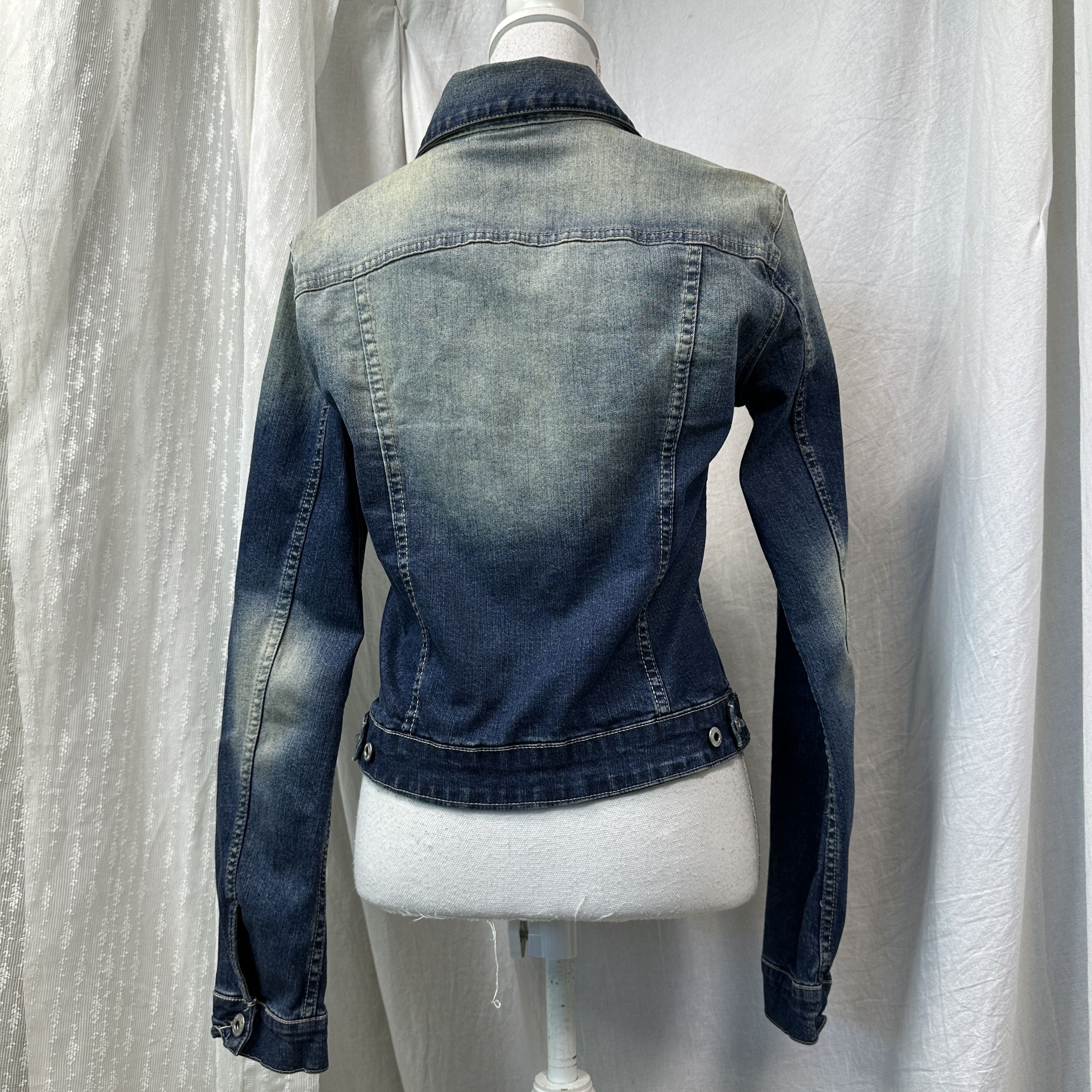 Diesel Vintage Denim Streetwear Diesel Washed Jeans Jacket 00s Size M / US 6-8 / IT 42-44 - 7 Thumbnail