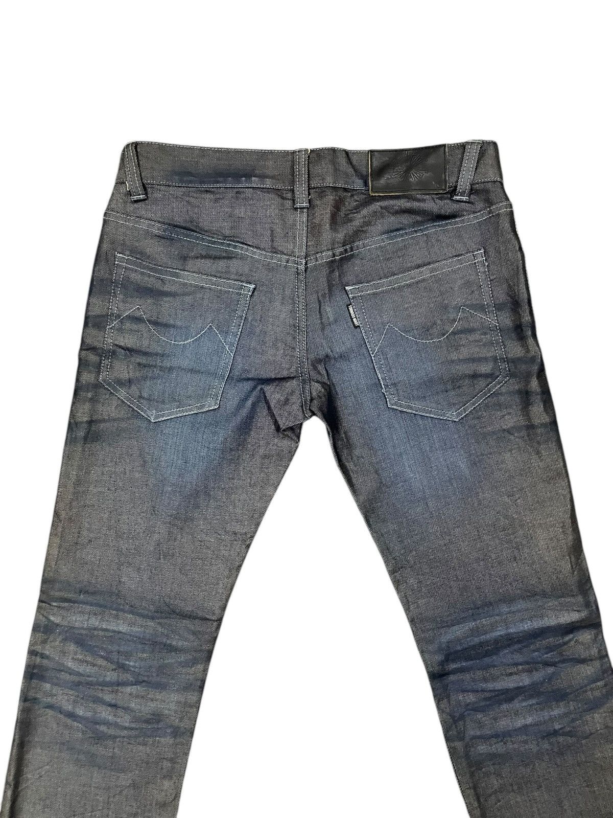Japanese Brand Tornado Mart Stonewash Rigid Lowrise Jeans W32" x L37" Size US 32 / EU 48 - 9 Thumbnail