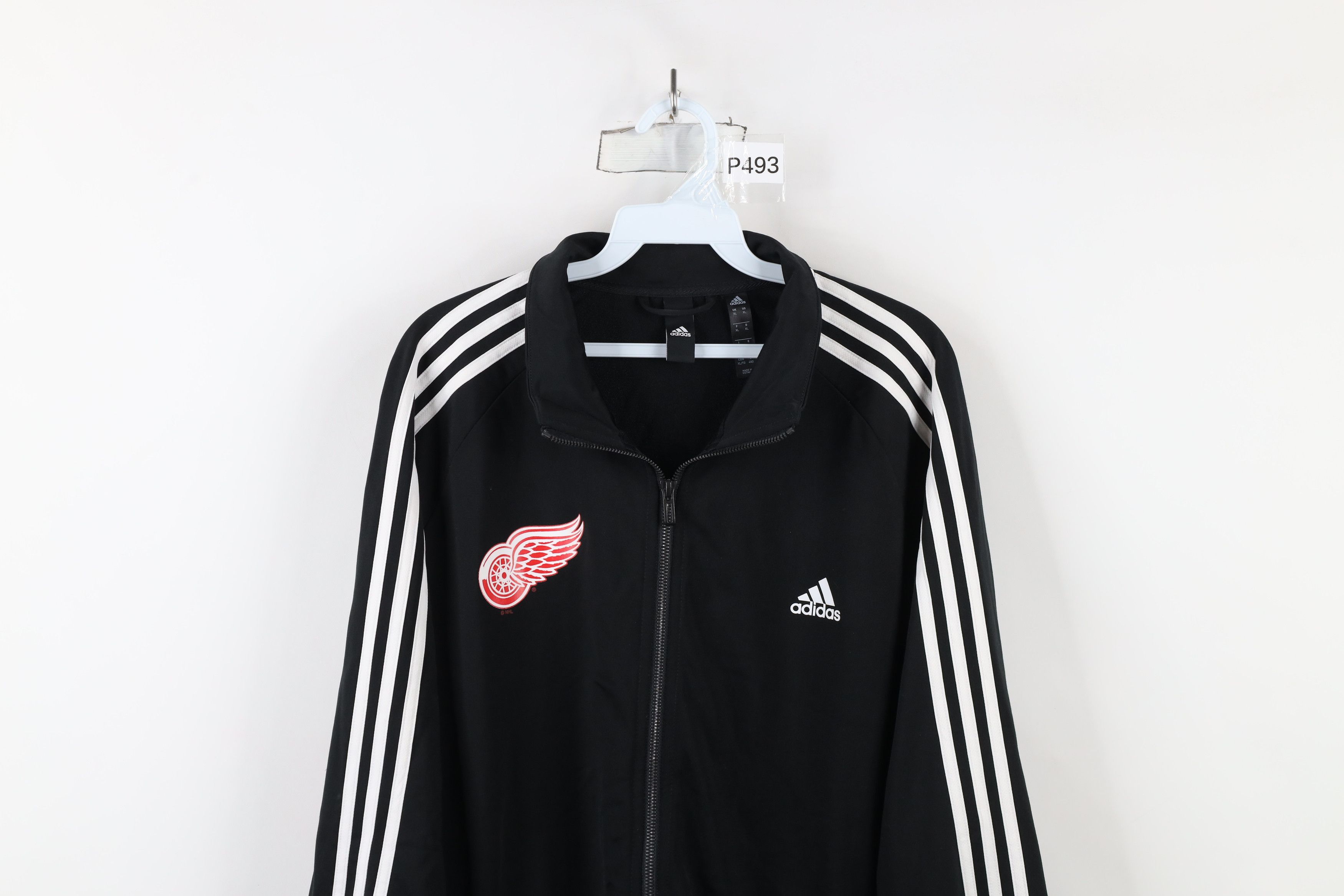 Adidas × Vintage Adidas Striped Detroit Red Wings Hockey Full Zip Jacket Size US XL / EU 56 / 4 - 2 Thumbnail