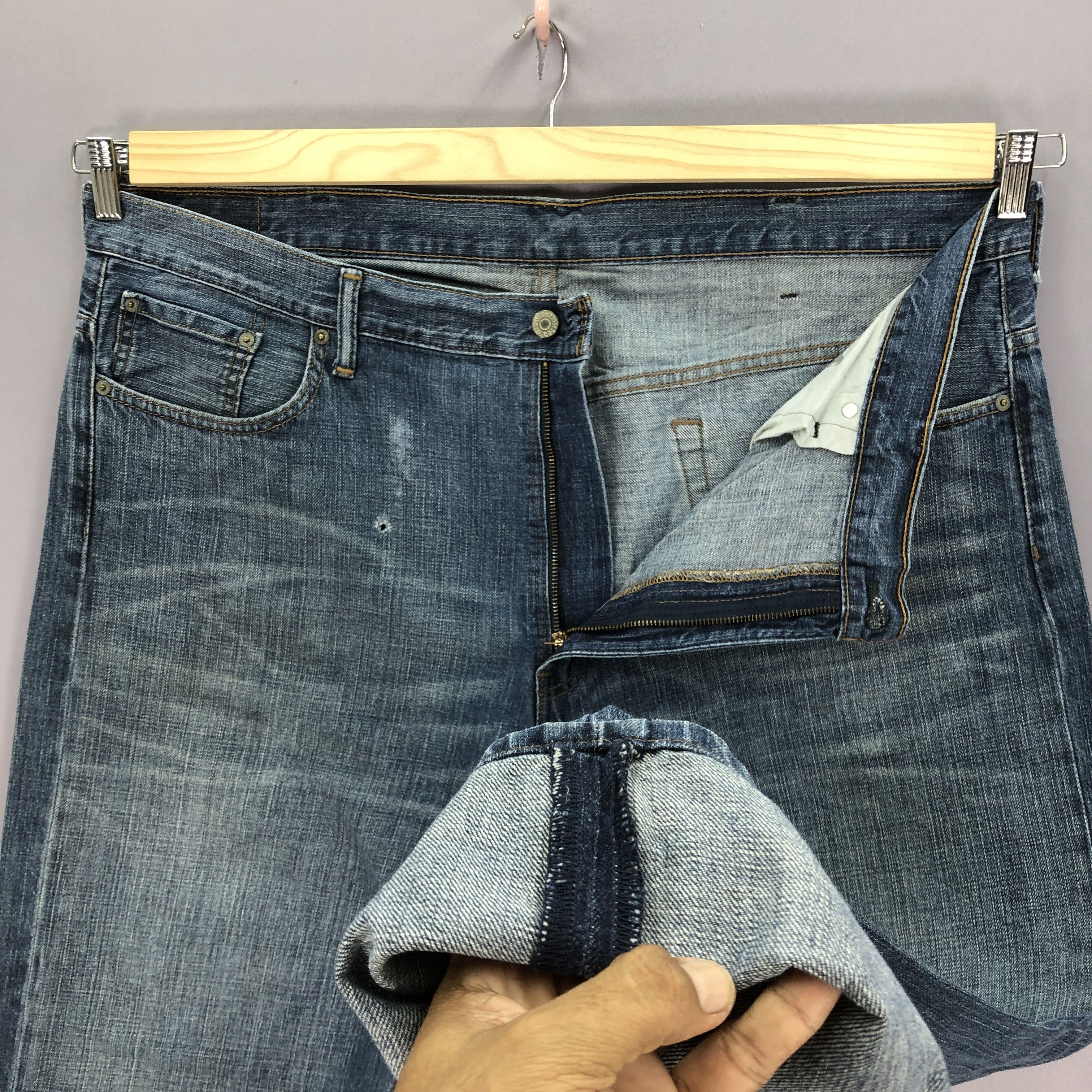 Levi's × Vintage Vintage Levis Baggy Jeans Levi's Faded Light Wash Denim Size US 44 / EU 60 - 8 Thumbnail