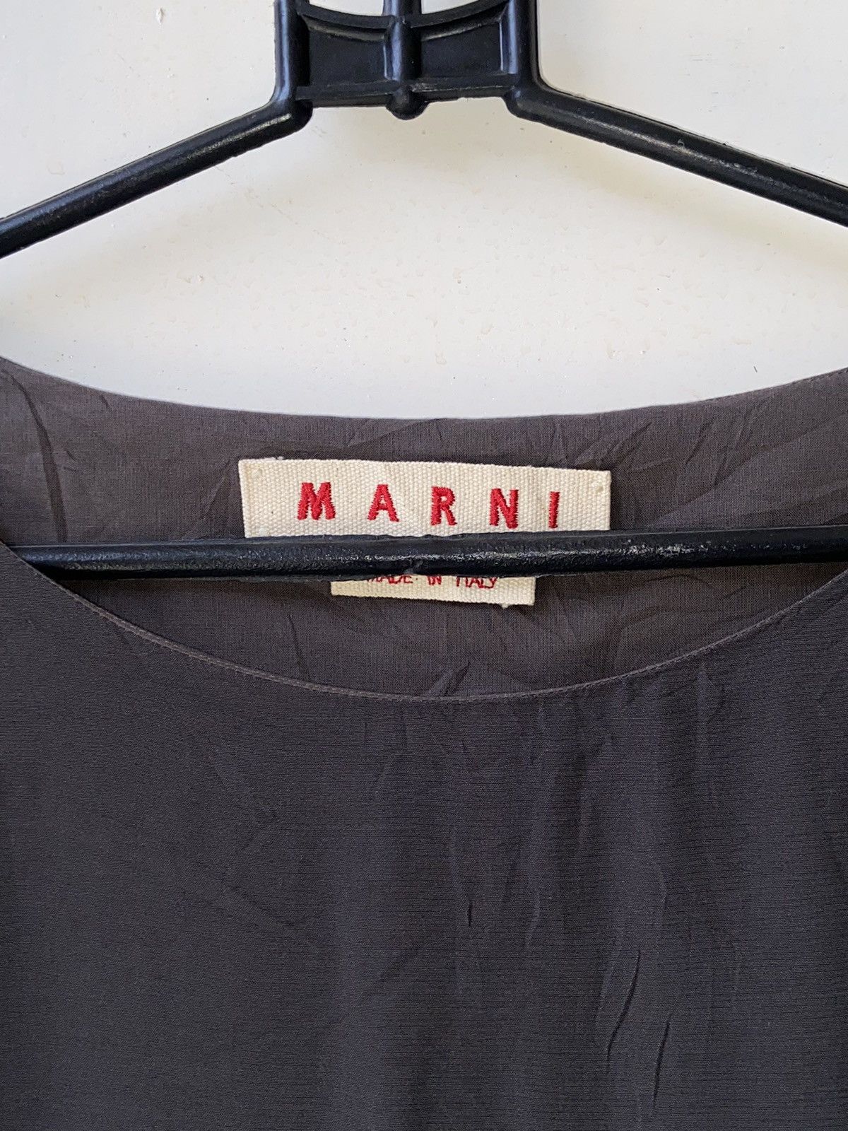 Marni MARNI Grey Long Sleeve T-Shirt Size S / US 4 / IT 40 - 4 Thumbnail