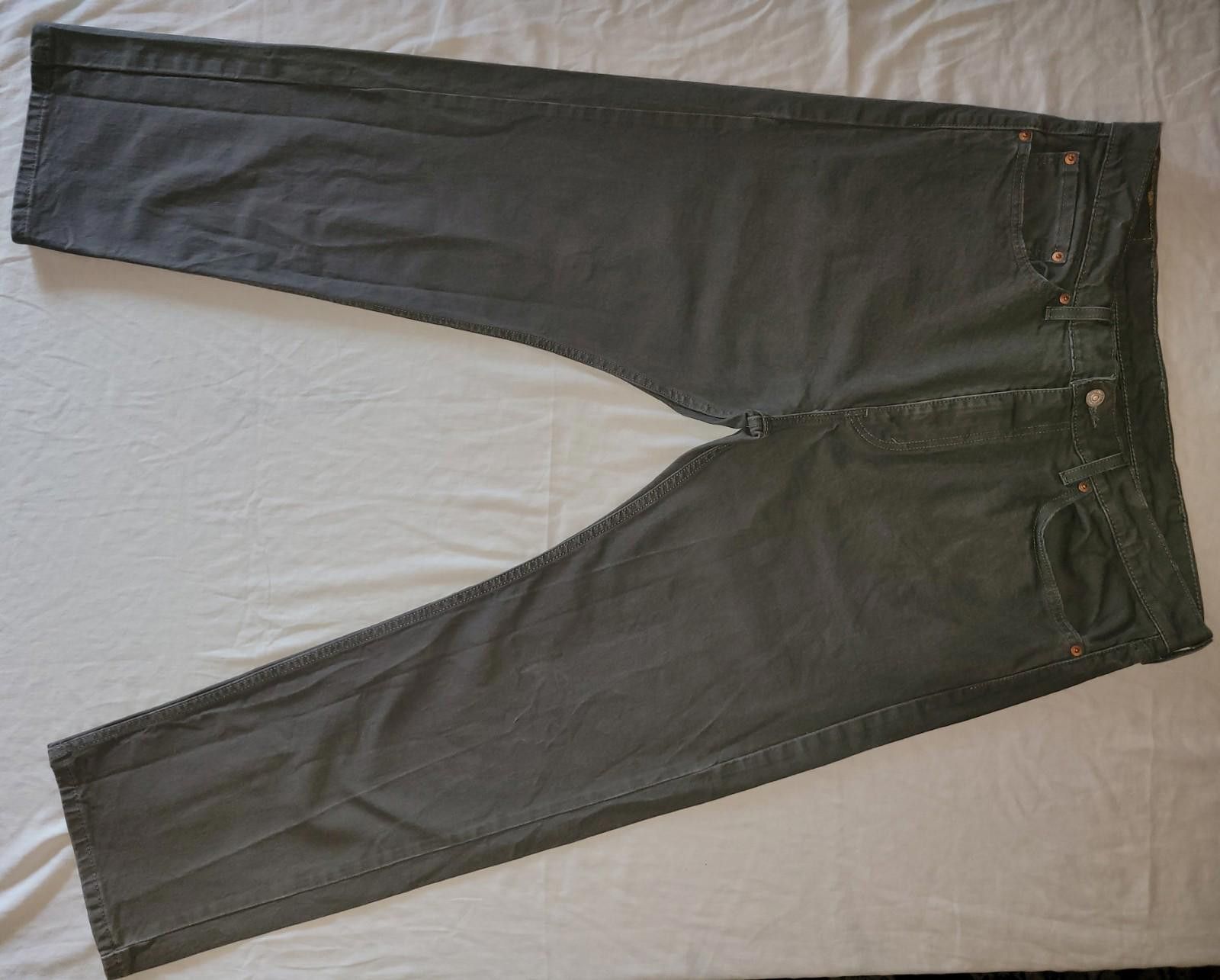 Levi's Levis regular fit 505 W38 L29 gray denim jeans Size US 38 / EU 54 - 5 Thumbnail