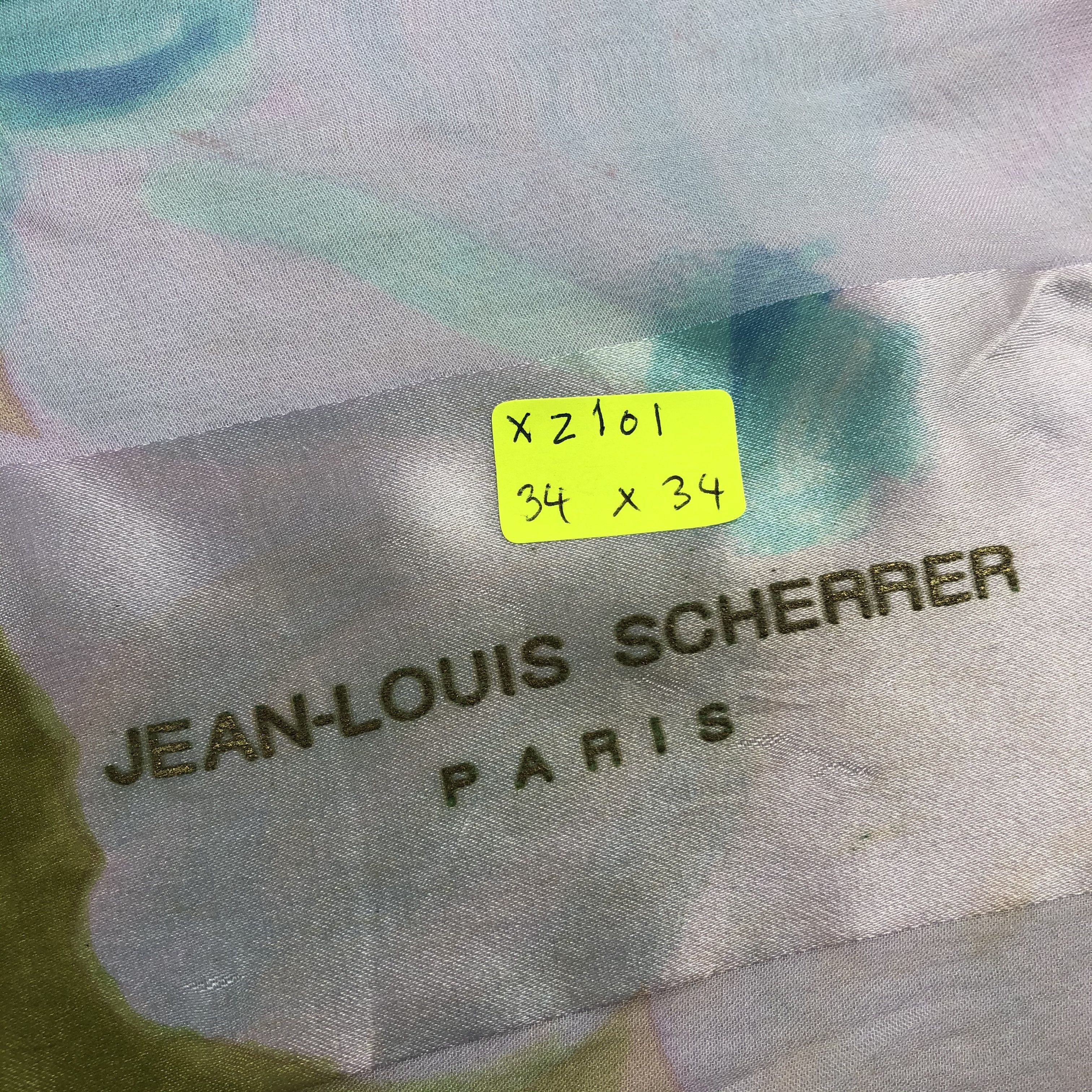 Jean-Louis Scherrer Vintage Jean Louis Scherrer Silk Scarf Size ONE SIZE - 5 Thumbnail