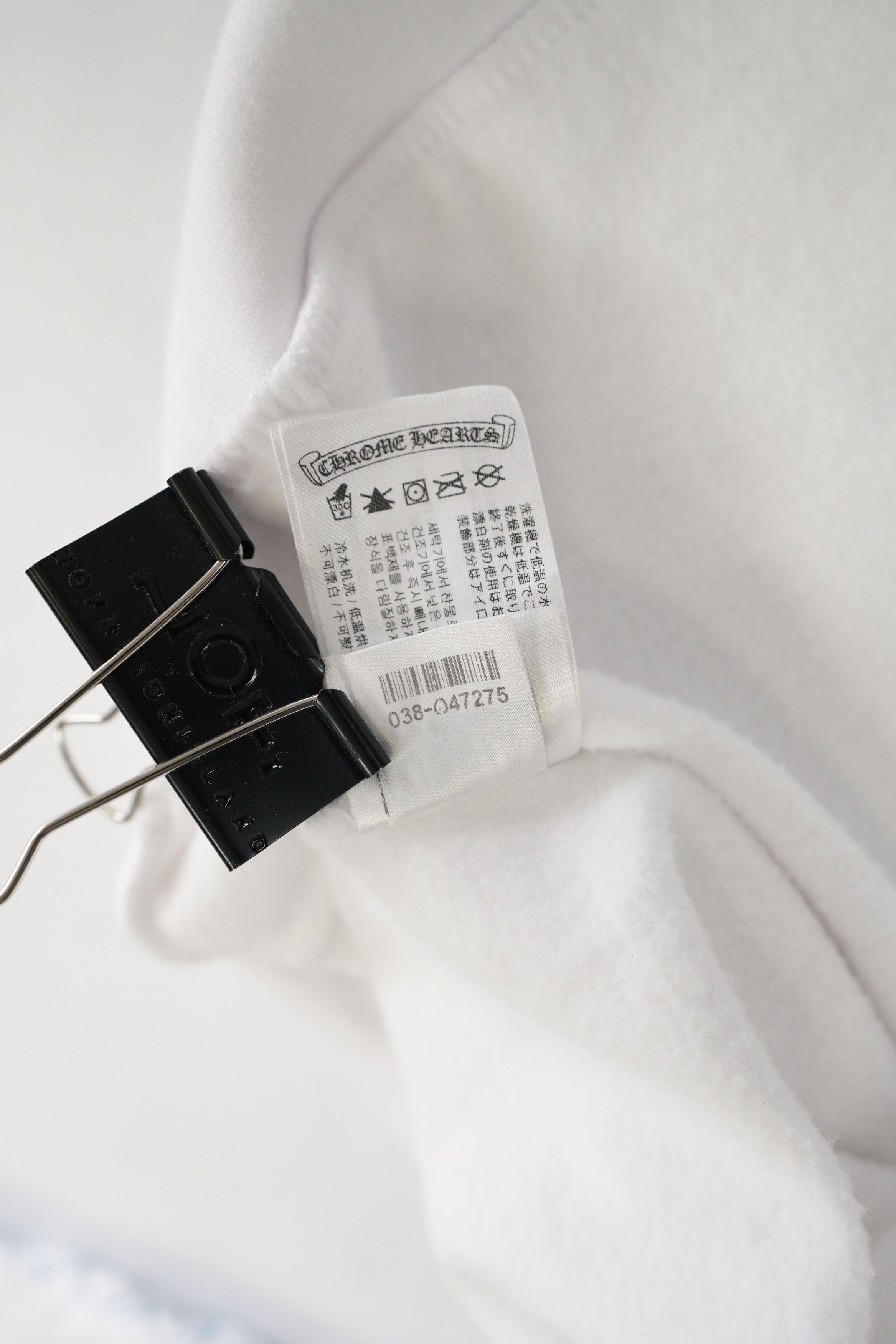 Chrome Hearts Chrome Hearts Beaded Horseshoe Logo White Zip Up Hoodie Size US S / EU 44-46 / 1 - 23 Thumbnail