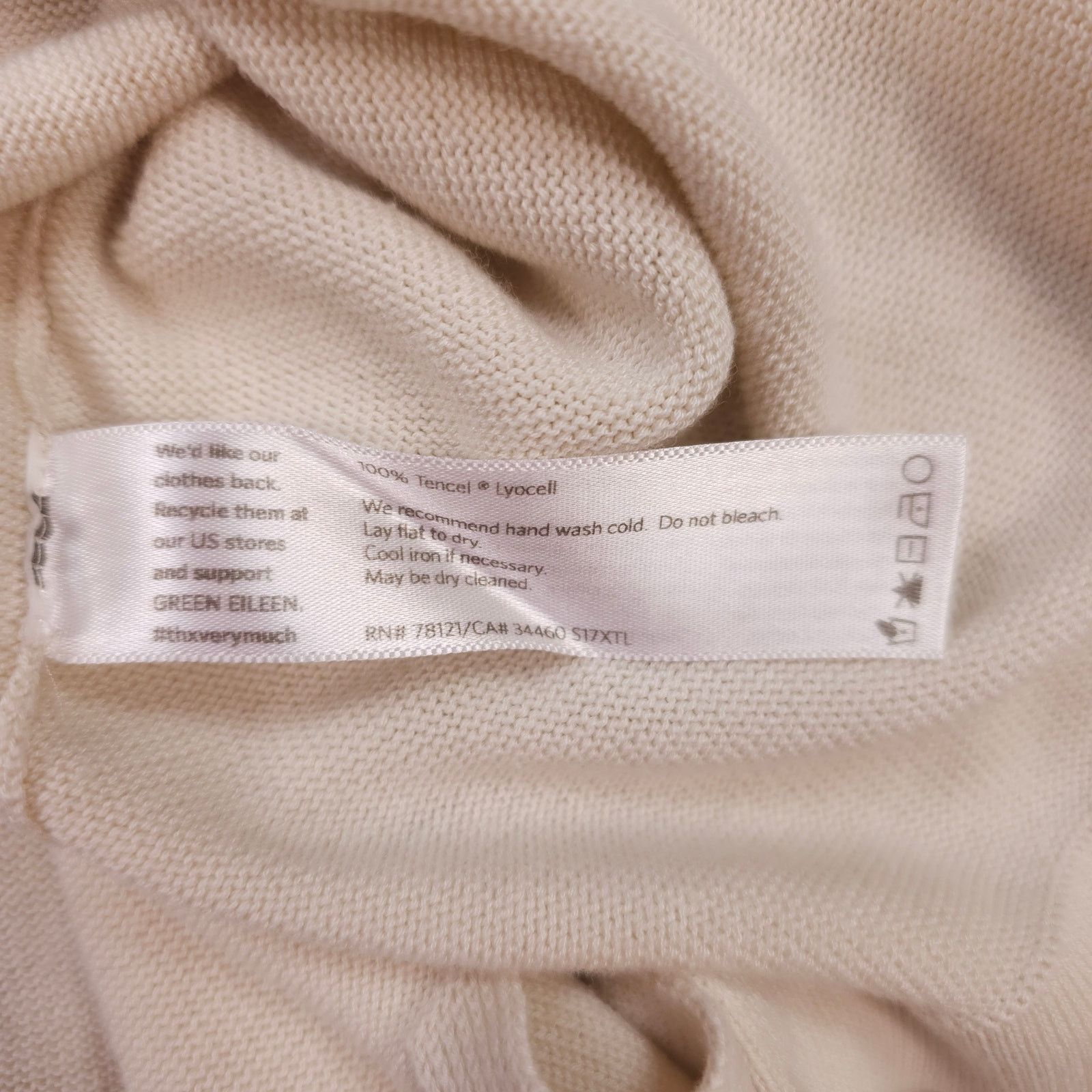 Eileen Fisher Eileen Fisher Knit Tunic Tank Natural Beige Sz Extra Small Size XS / US 0-2 / IT 36-38 - 7 Thumbnail