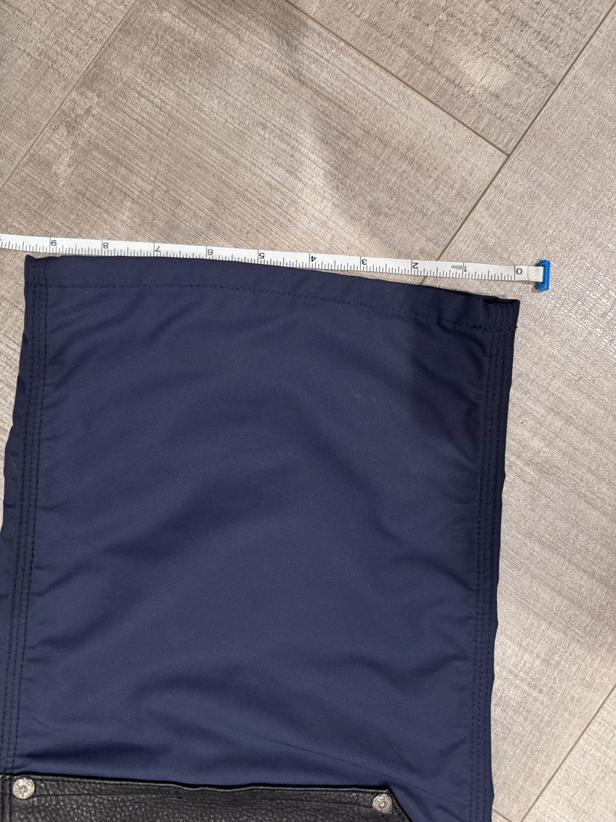 Chrome Hearts CHROME HEARTS 'NAVY' DOUBLE KNEE NYLON PANTS Size US 33 - 8 Thumbnail