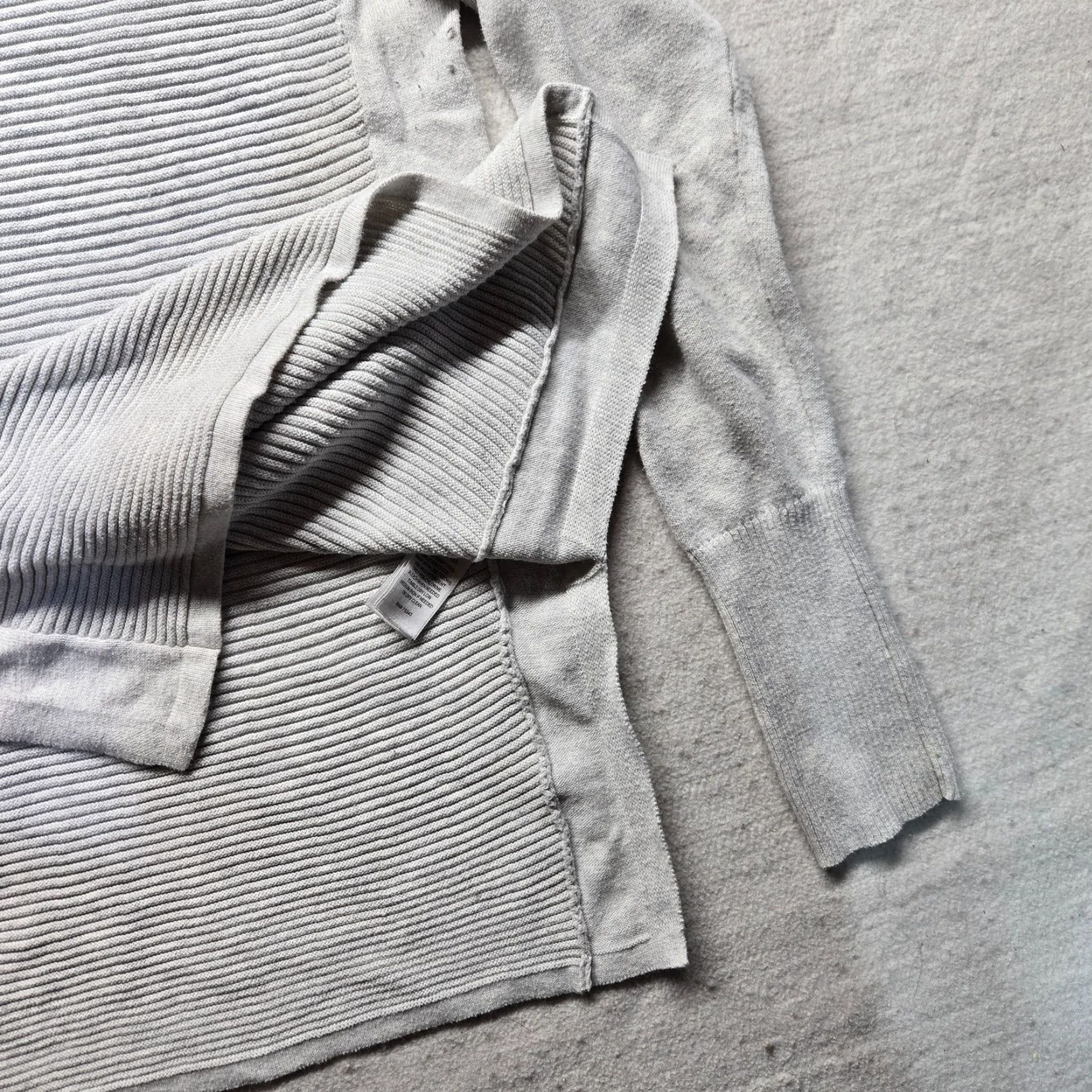 Vintage Artisan NY Sweater Women's M Medium Gray Turtle Neck Oversized Knit Pullover Size M / US 6-8 / IT 42-44 - 3 Thumbnail