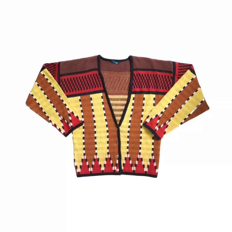 Kenzo KENZO Go out in style with this fun patchwork knit sweater Size M / US 6-8 / IT 42-44 - 6 Thumbnail
