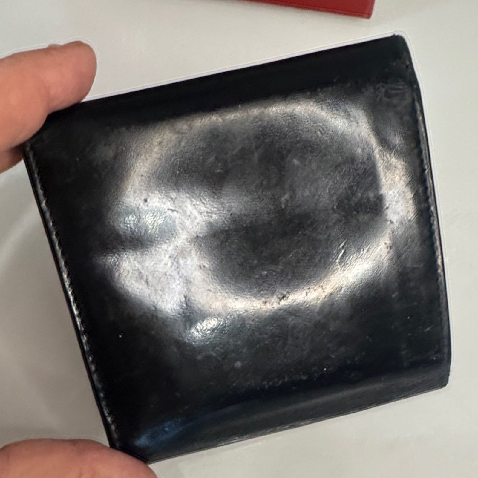 Salvatore Ferragamo Salvatore Ferragamo Black Card Holder with Silver Accent Size ONE SIZE - 3 Thumbnail