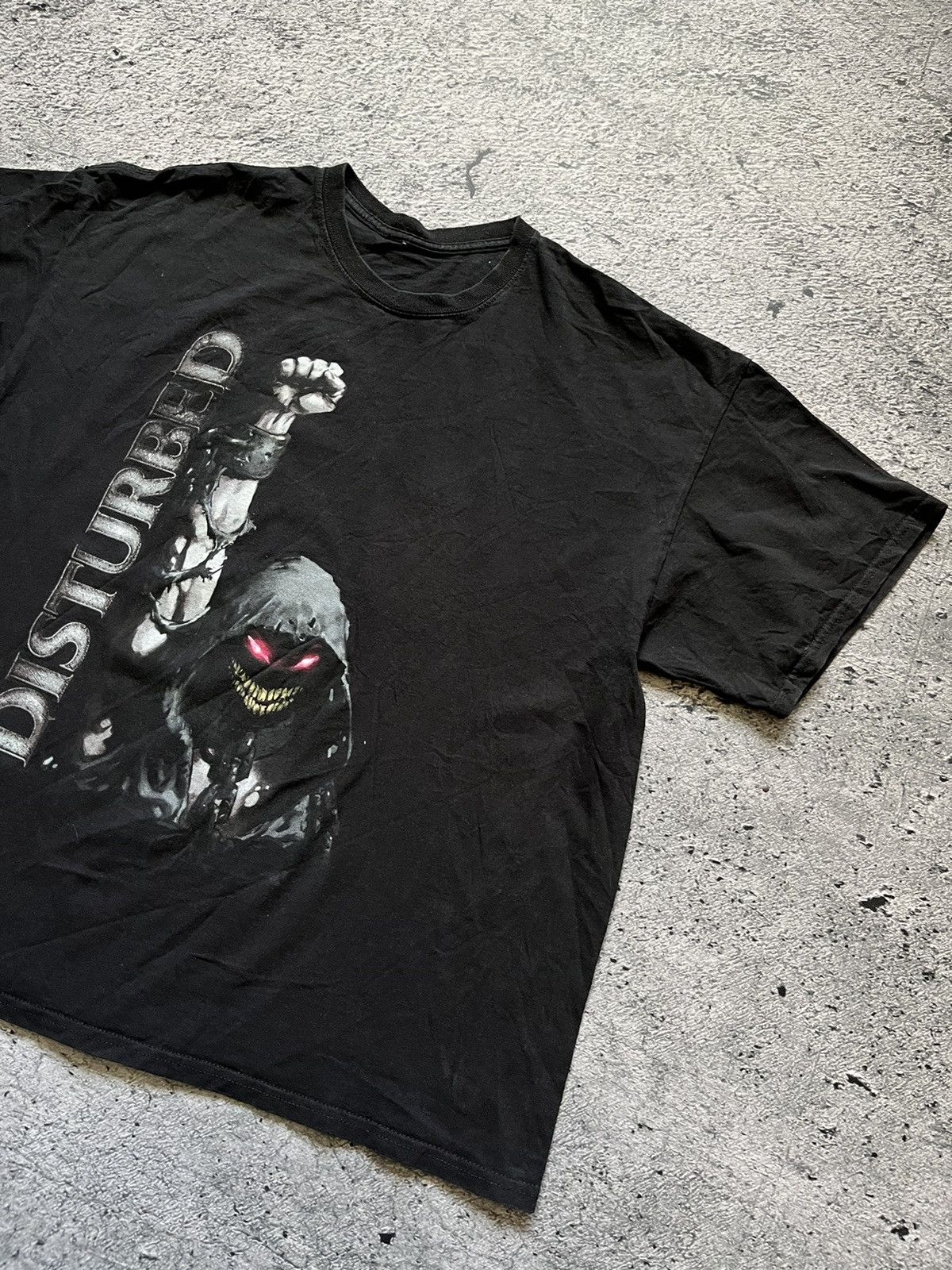 Band Tees × Vintage Vintage 00s Disturbed American Chicago Heavy Metal Band Tee Size US L / EU 52-54 / 3 - 3 Thumbnail